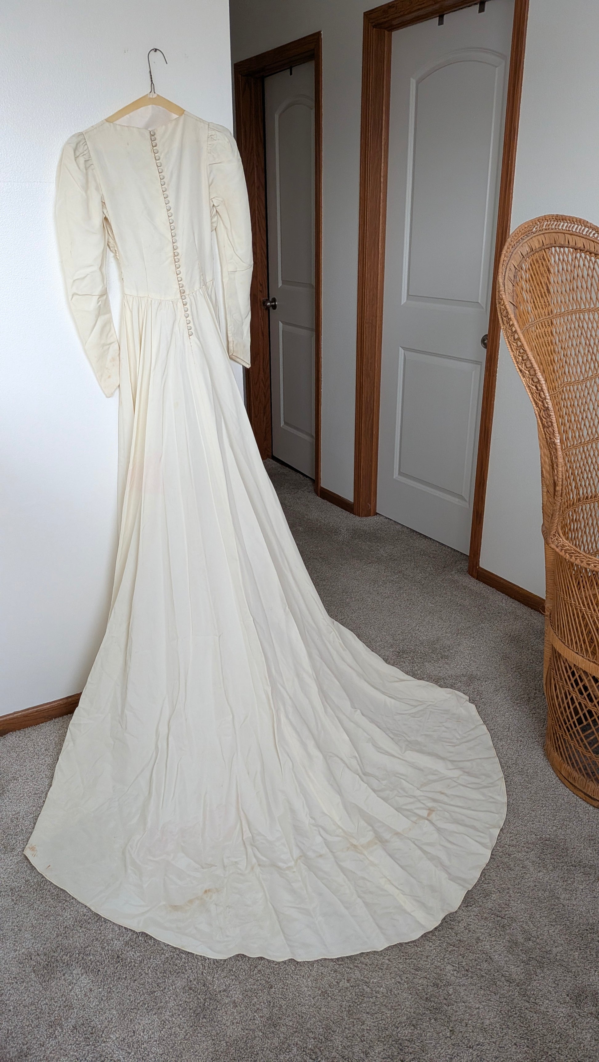 1930s wedding gown Dress Rad Bonnie's Vintage