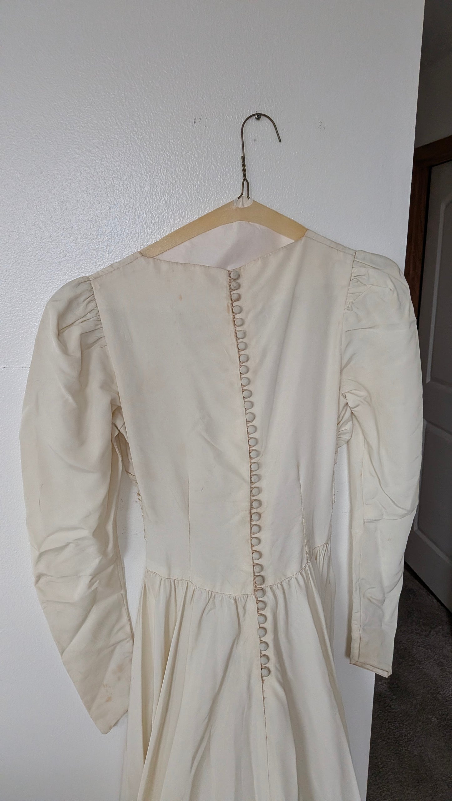 1930s wedding gown Dress Rad Bonnie's Vintage