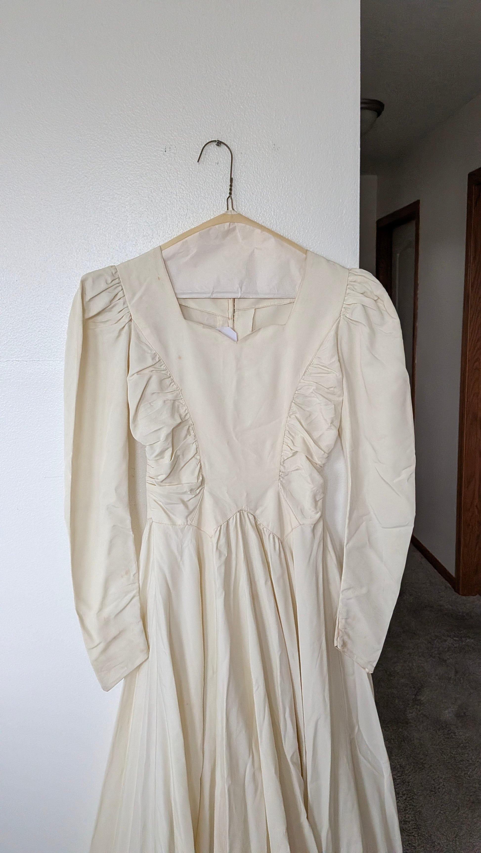 1930s wedding gown Dress Rad Bonnie's Vintage