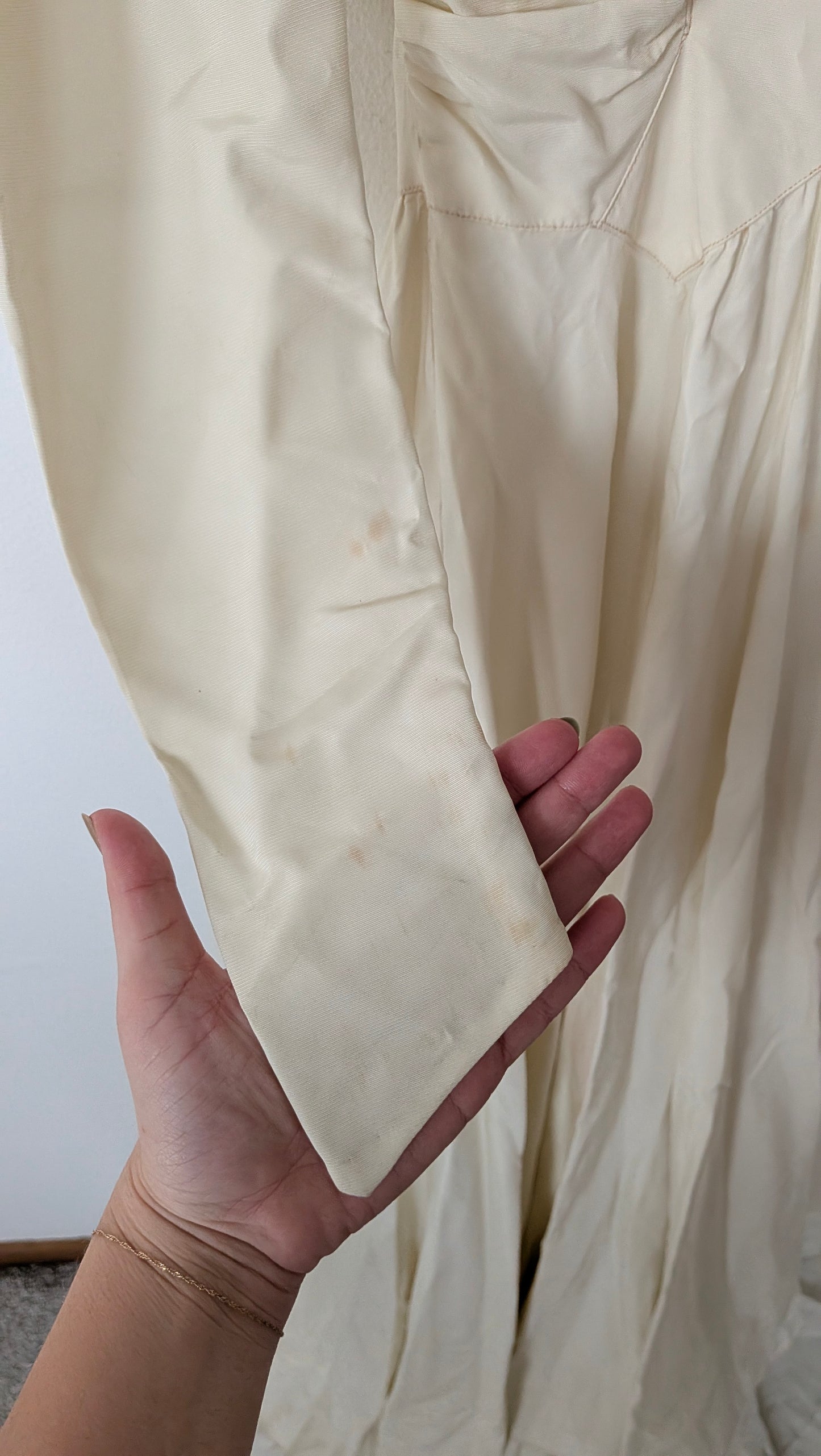 1930s wedding gown Dress Rad Bonnie's Vintage