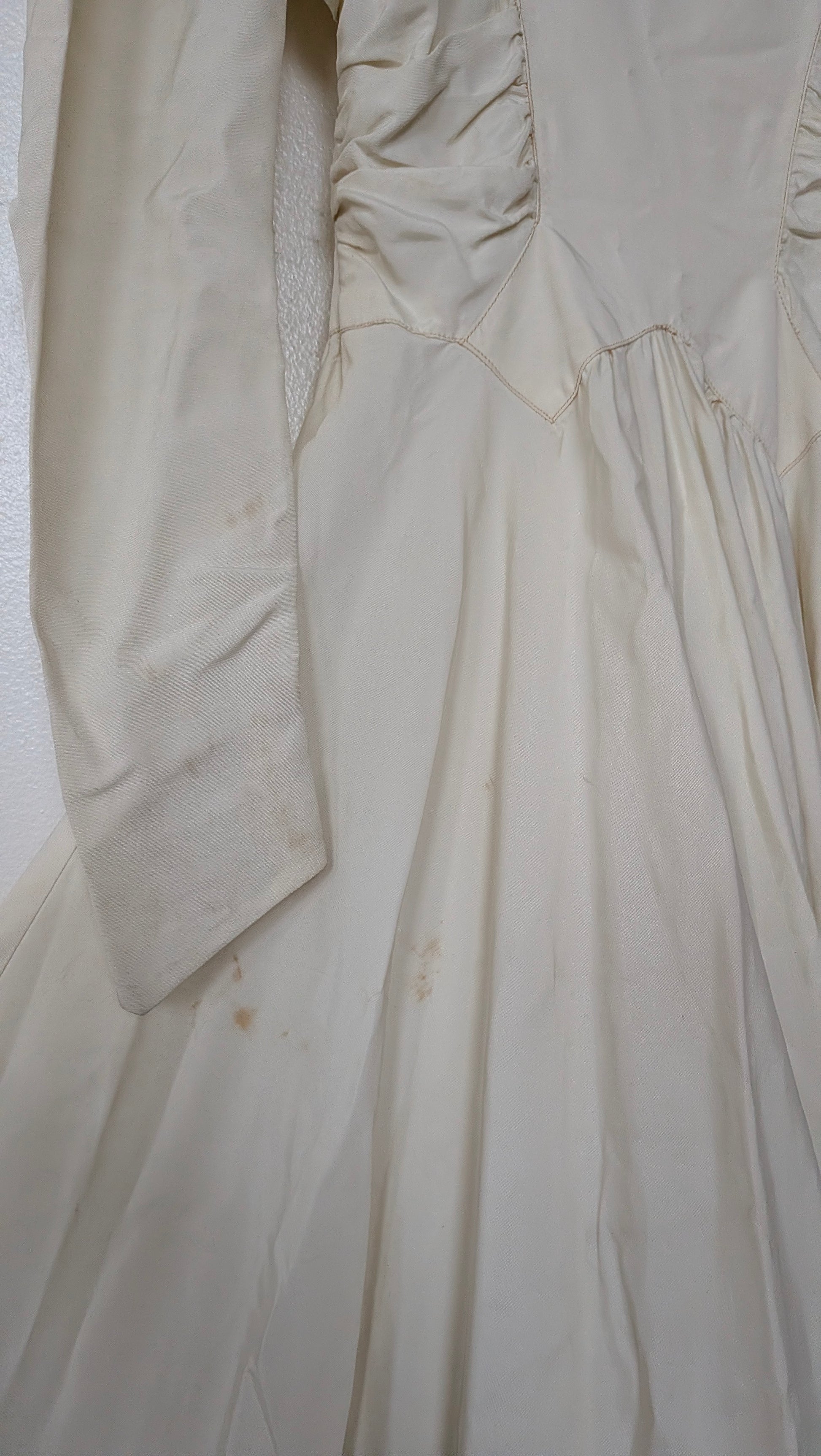 1930s wedding gown Dress Rad Bonnie's Vintage