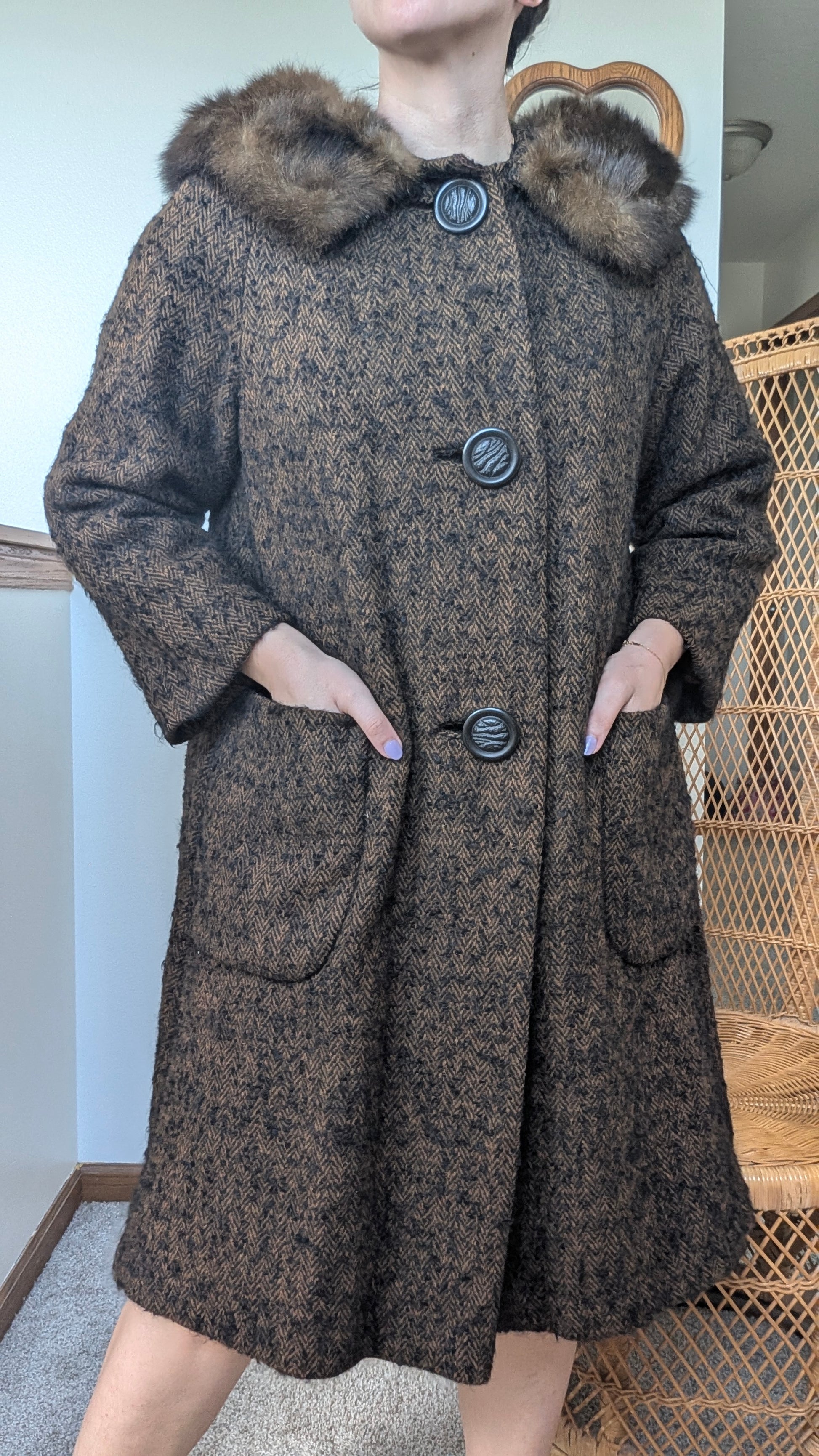 1960s winter coat Coat Rad Bonnie's Vintage