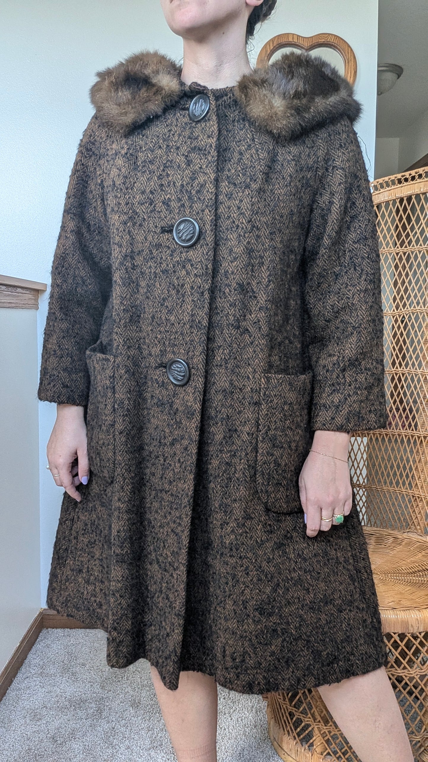 1960s winter coat Coat Rad Bonnie's Vintage