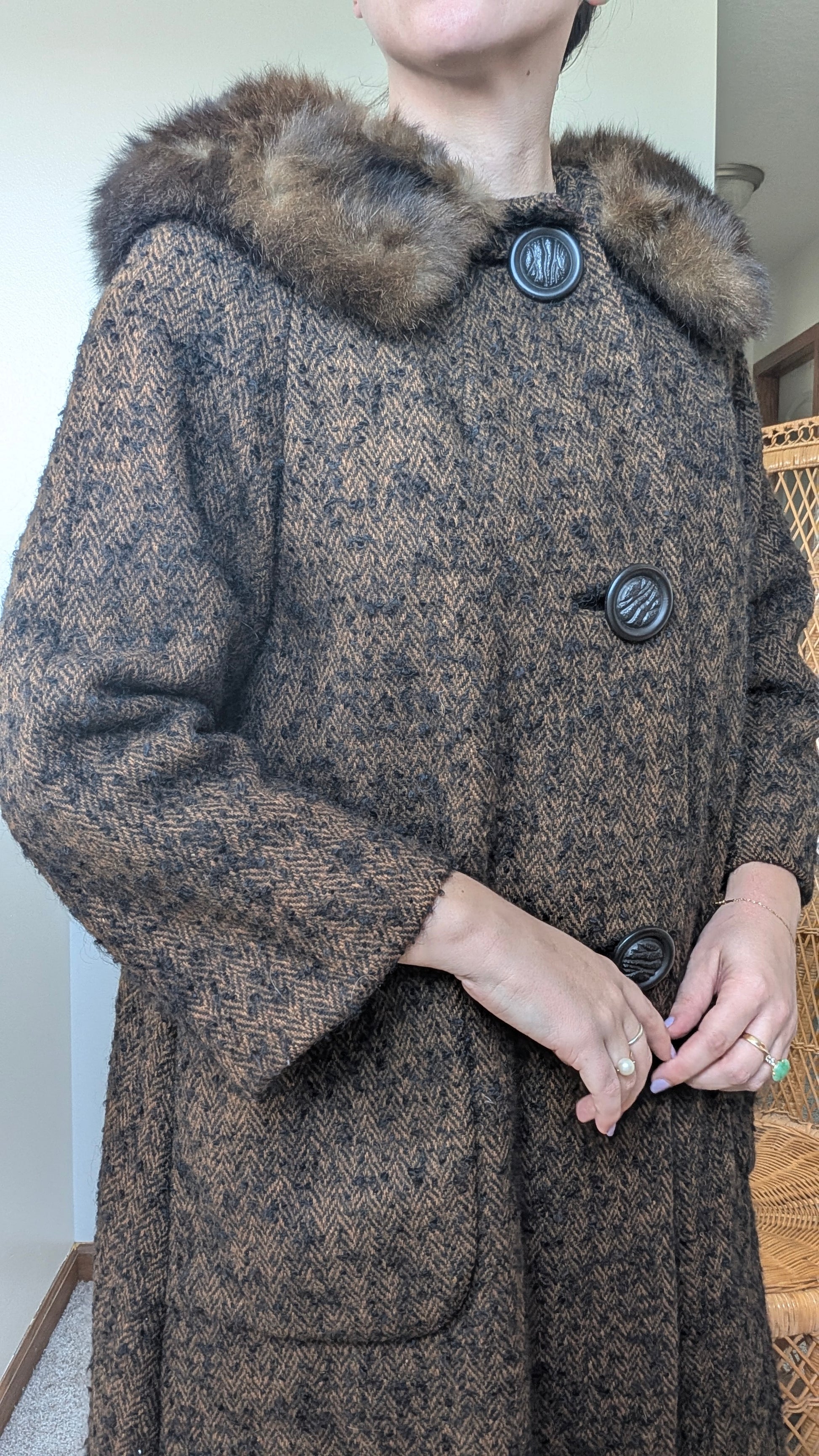 1960s winter coat Coat Rad Bonnie's Vintage