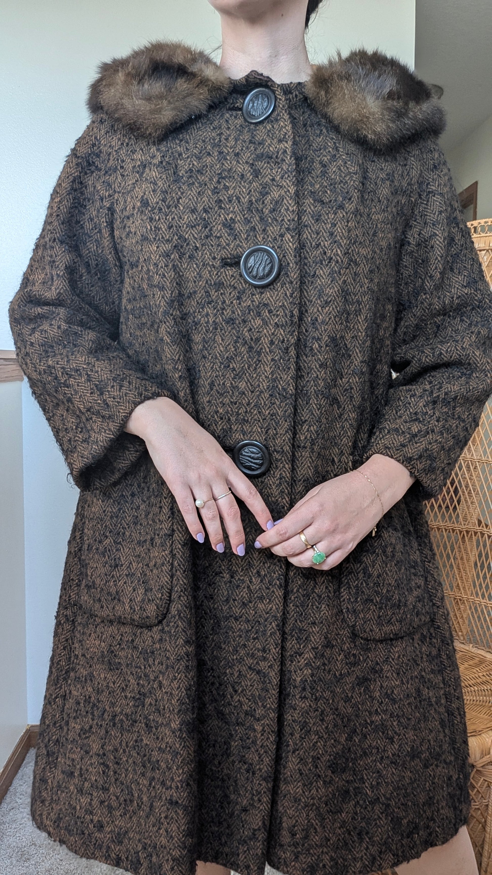 1960s winter coat Coat Rad Bonnie's Vintage