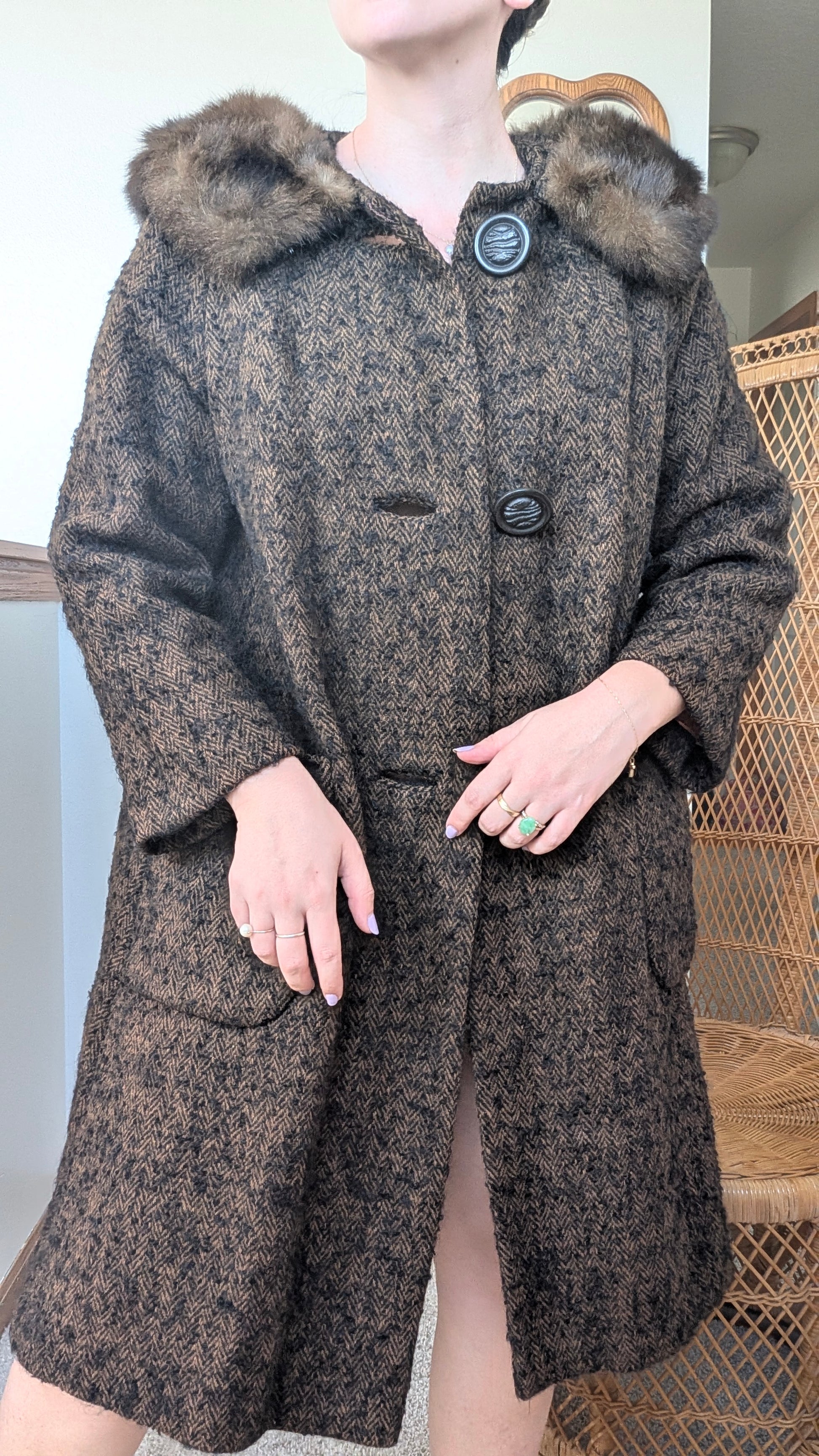 1960s winter coat Coat Rad Bonnie's Vintage