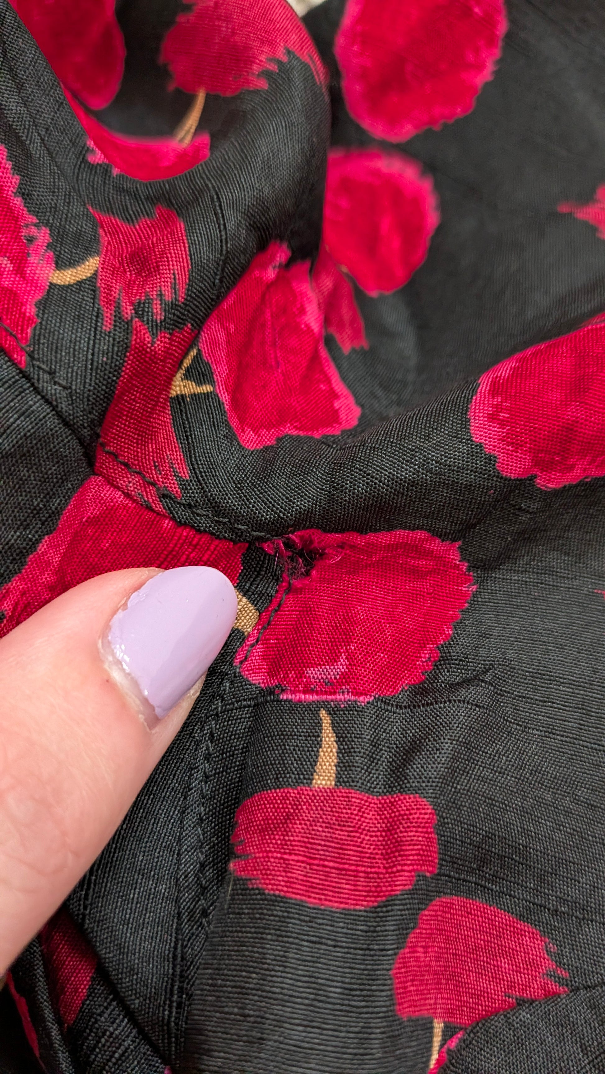 1950s rose dress Dress Rad Bonnie's Vintage