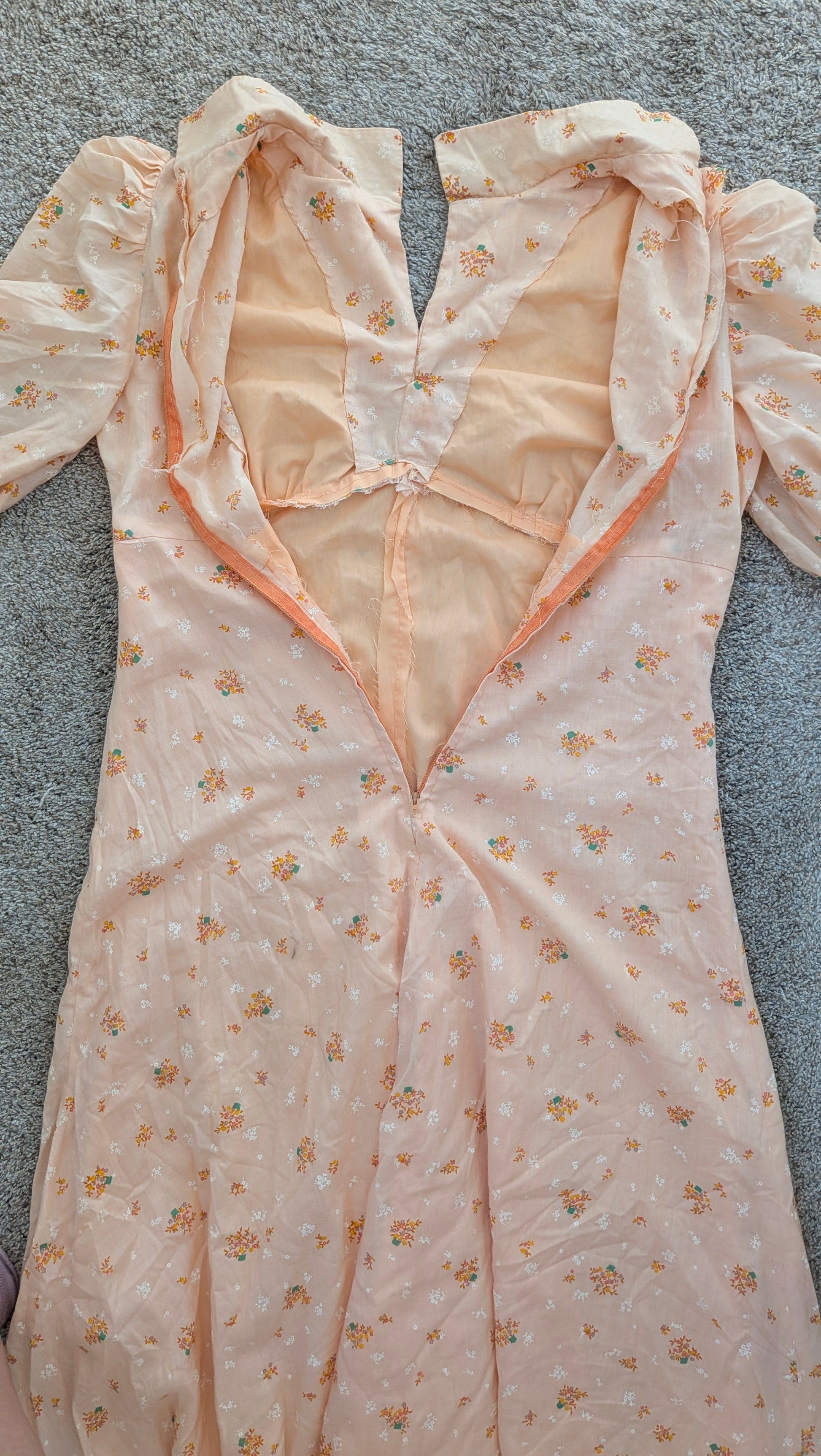 1970s prairie dress Dress Rad Bonnie's Vintage