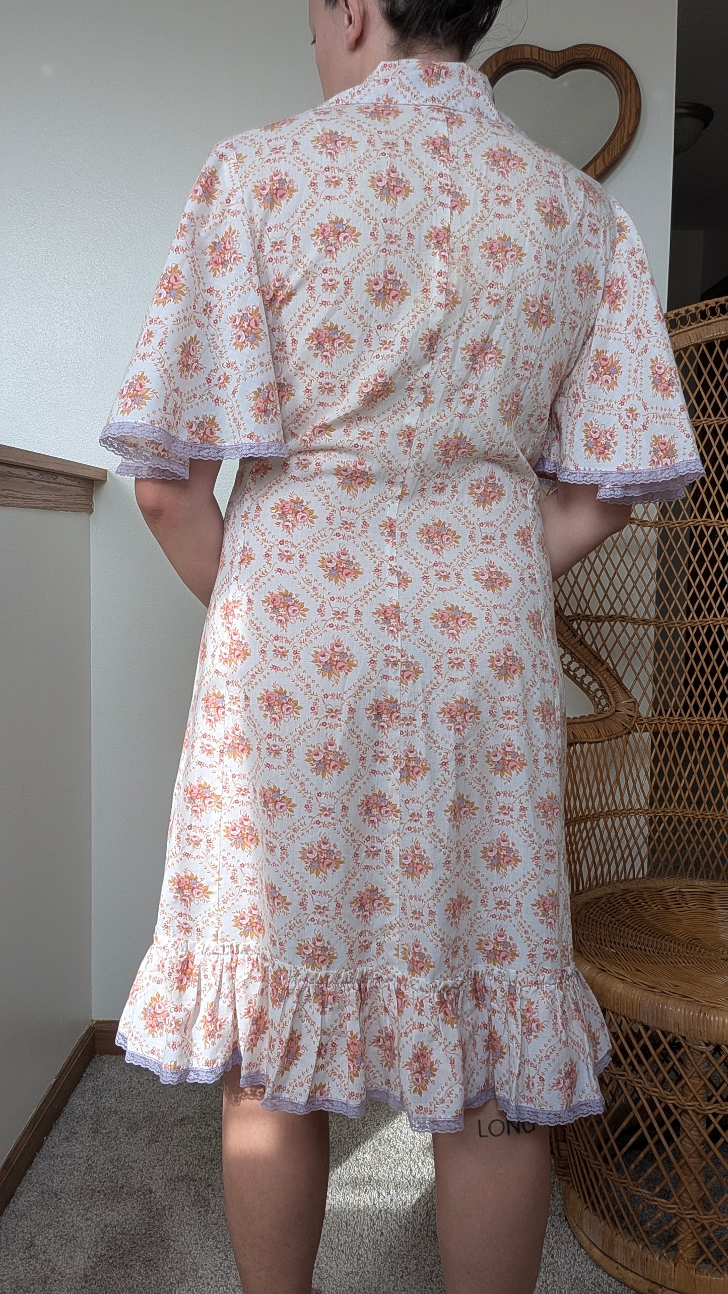 1970s floral dress Dress Rad Bonnie's Vintage