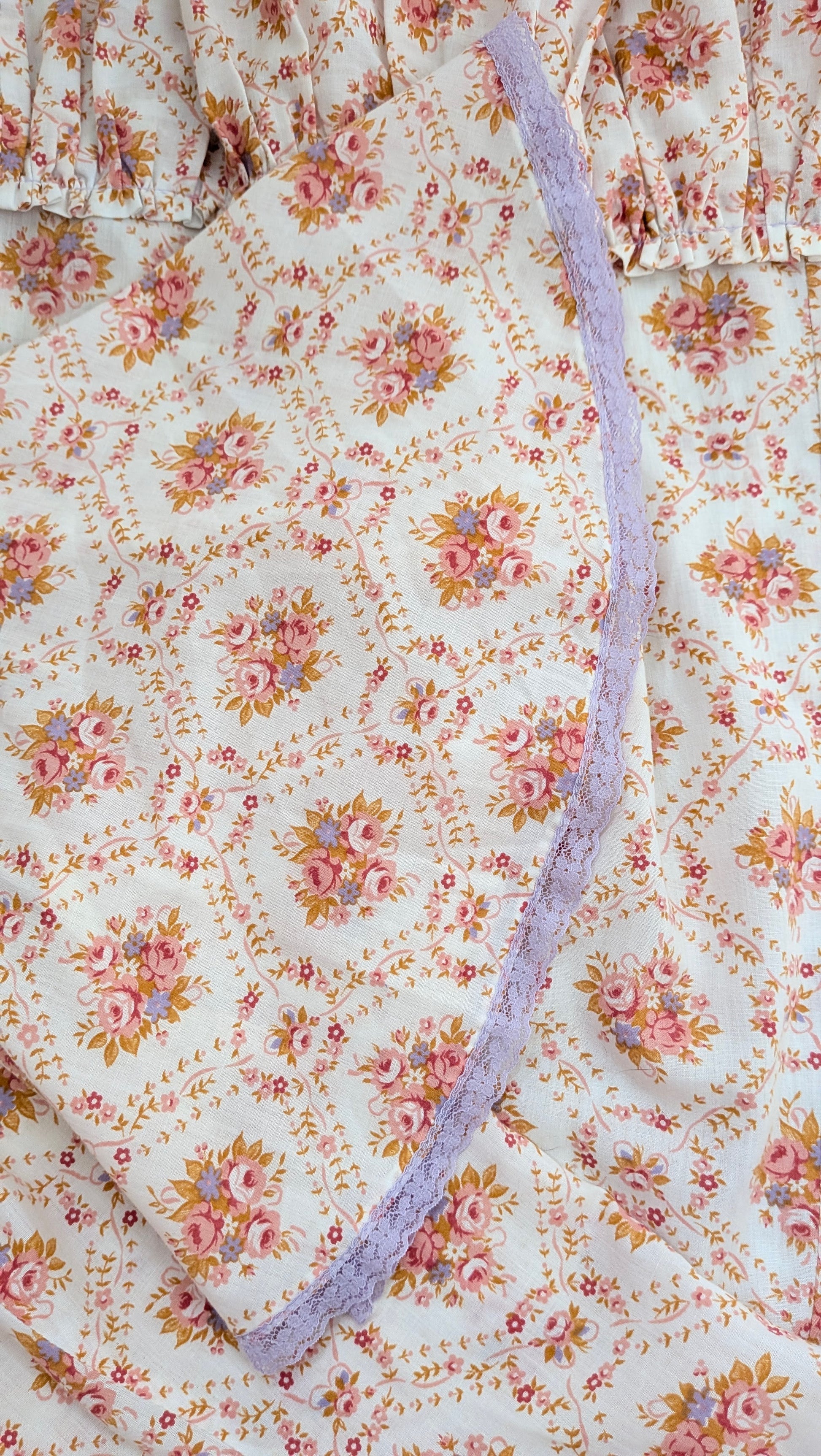 1970s floral dress Dress Rad Bonnie's Vintage
