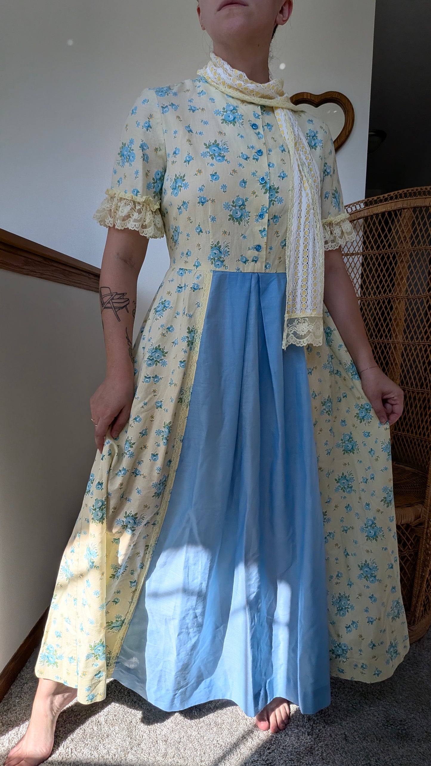 1970s prairie dress Dress Rad Bonnie's Vintage