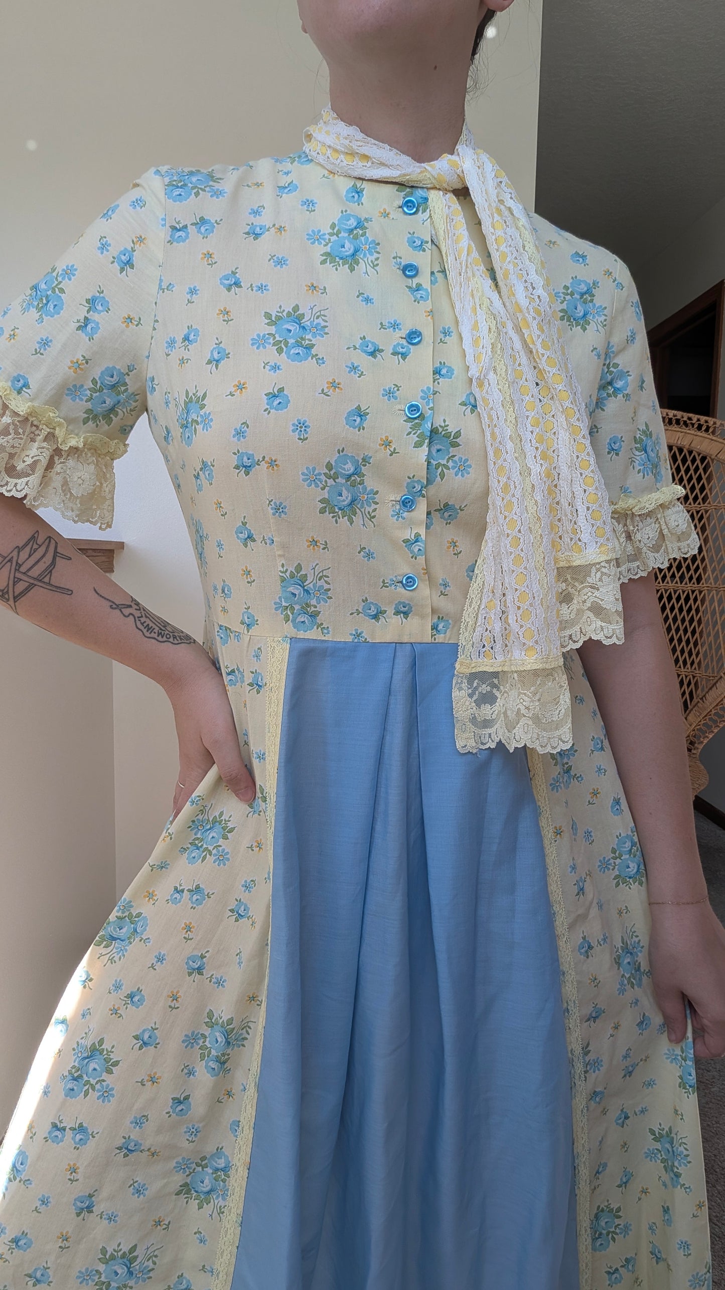 1970s prairie dress Dress Rad Bonnie's Vintage