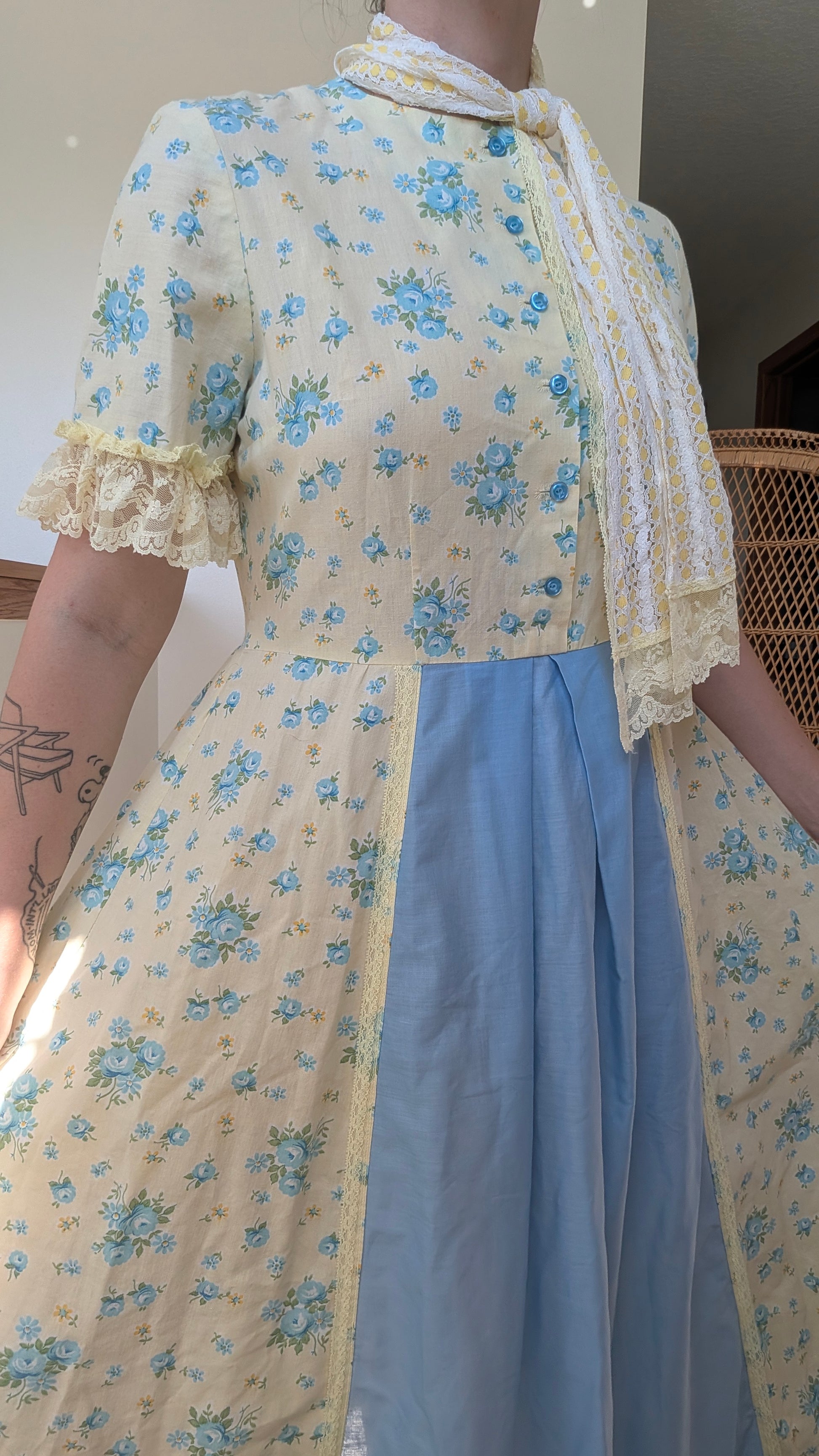 1970s prairie dress Dress Rad Bonnie's Vintage