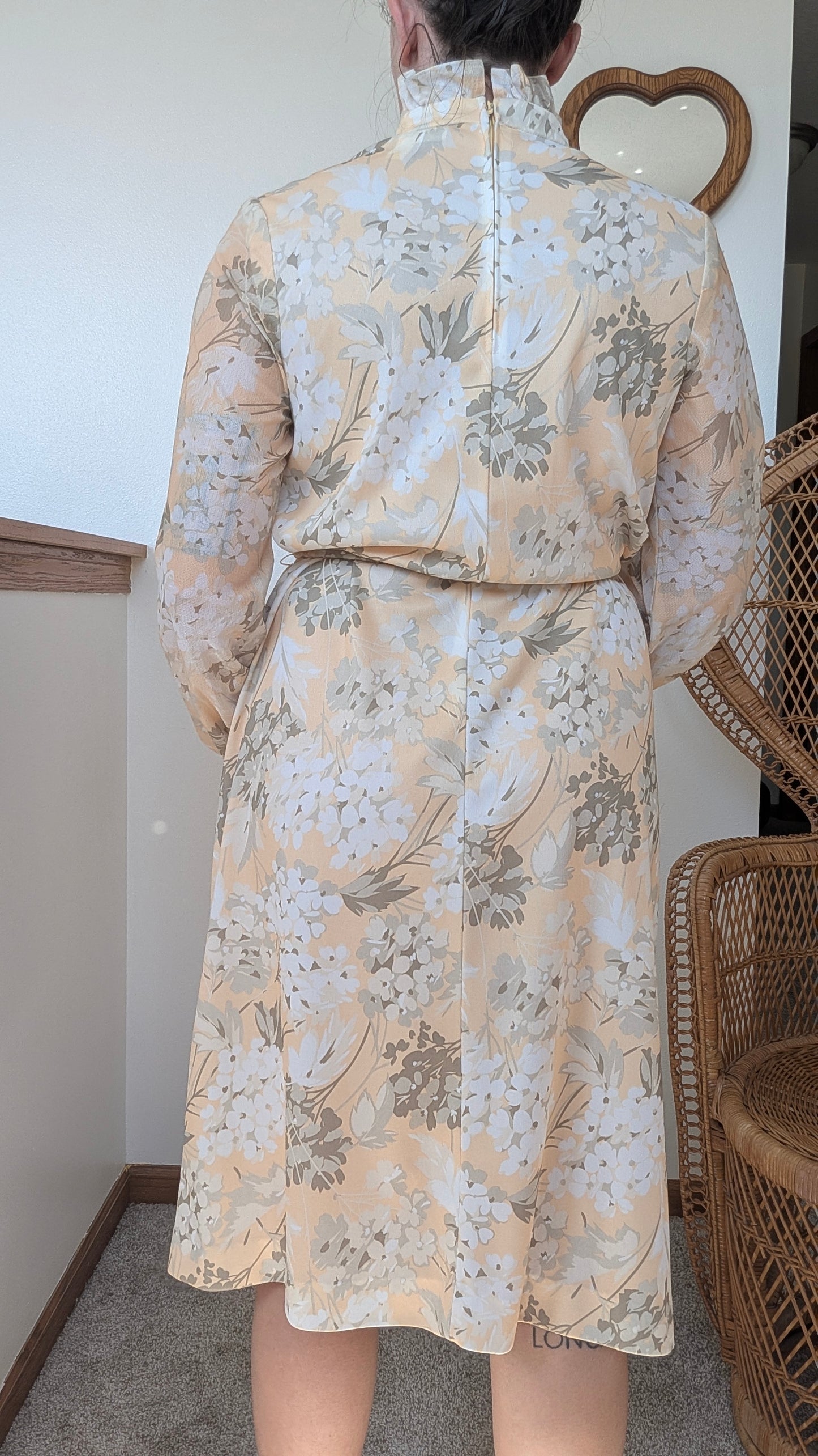 1970s floral dress Dress Rad Bonnie's Vintage