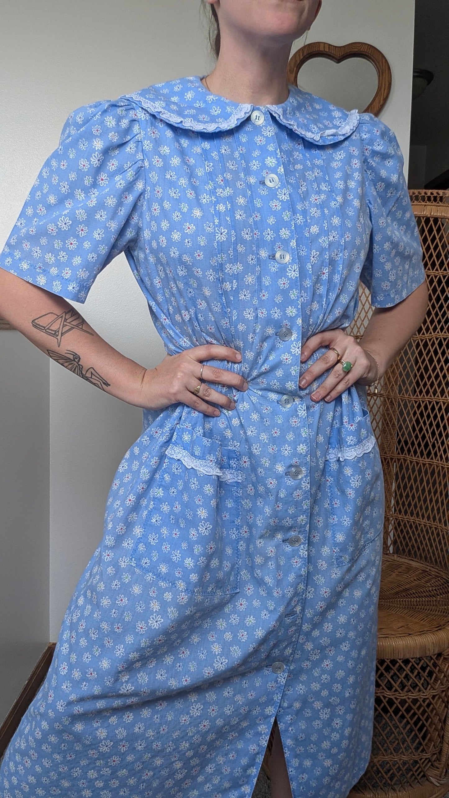 1970s floral dress Dress Rad Bonnie's Vintage