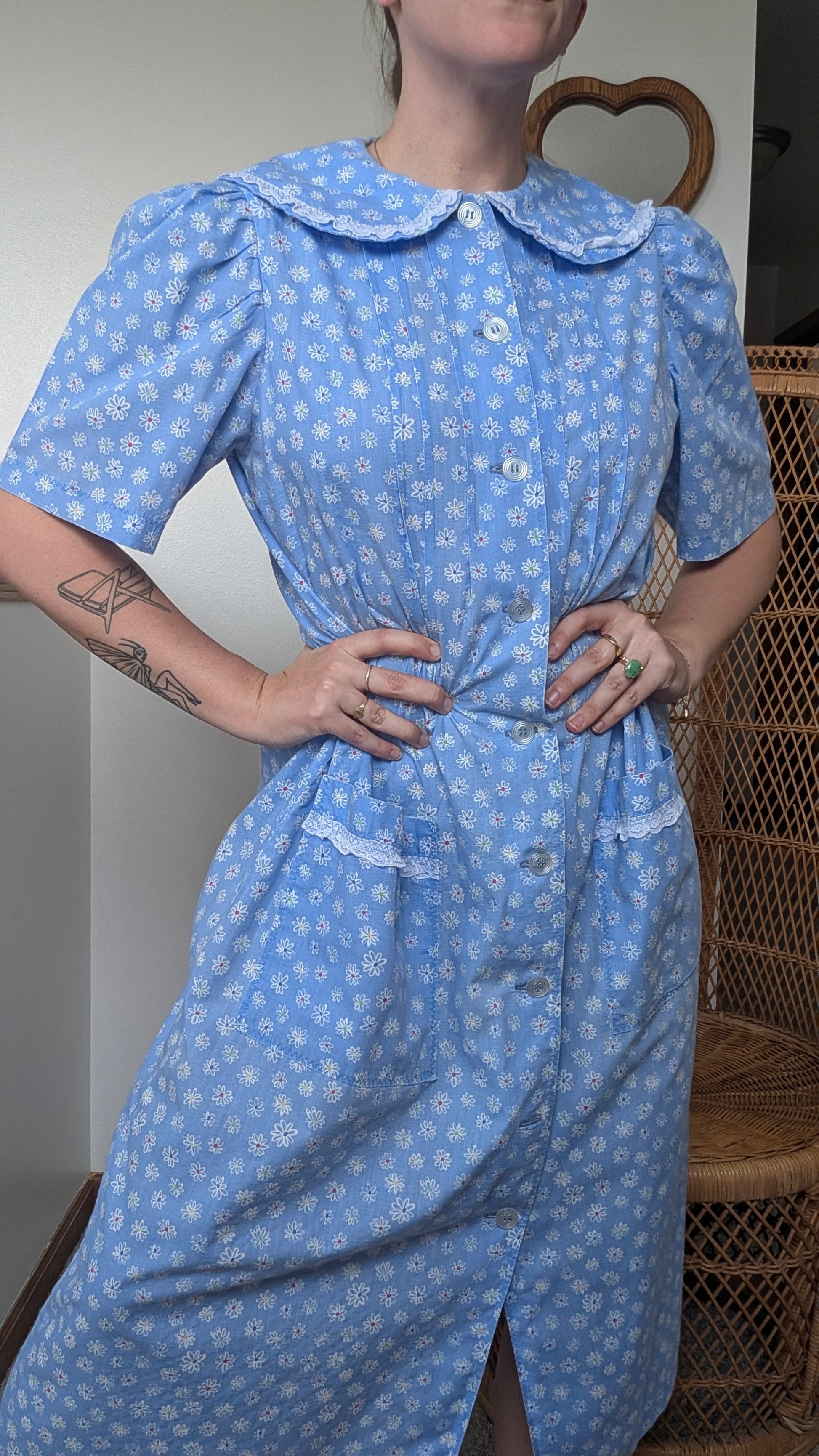 1970s floral dress Dress Rad Bonnie's Vintage