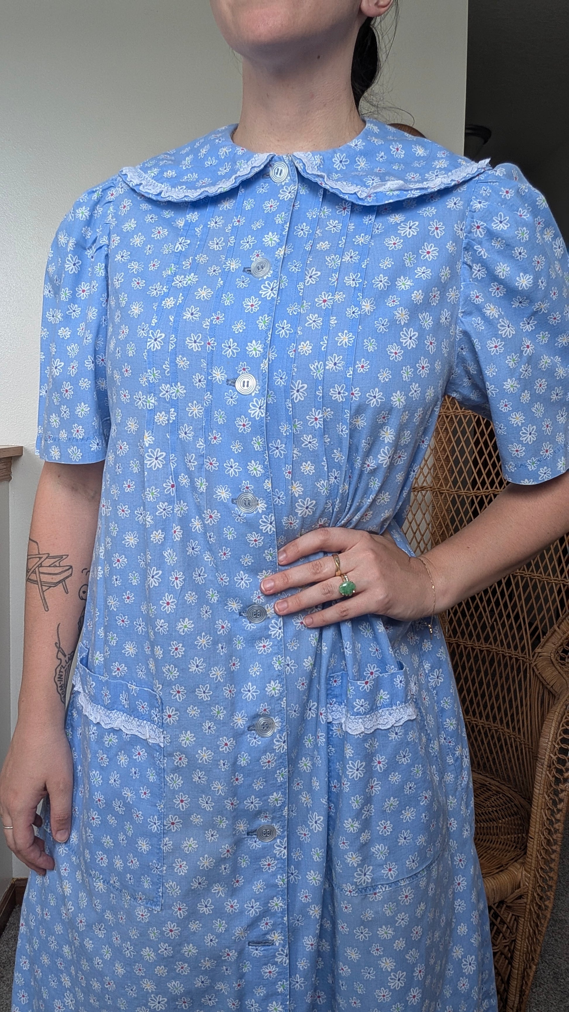 1970s floral dress Dress Rad Bonnie's Vintage