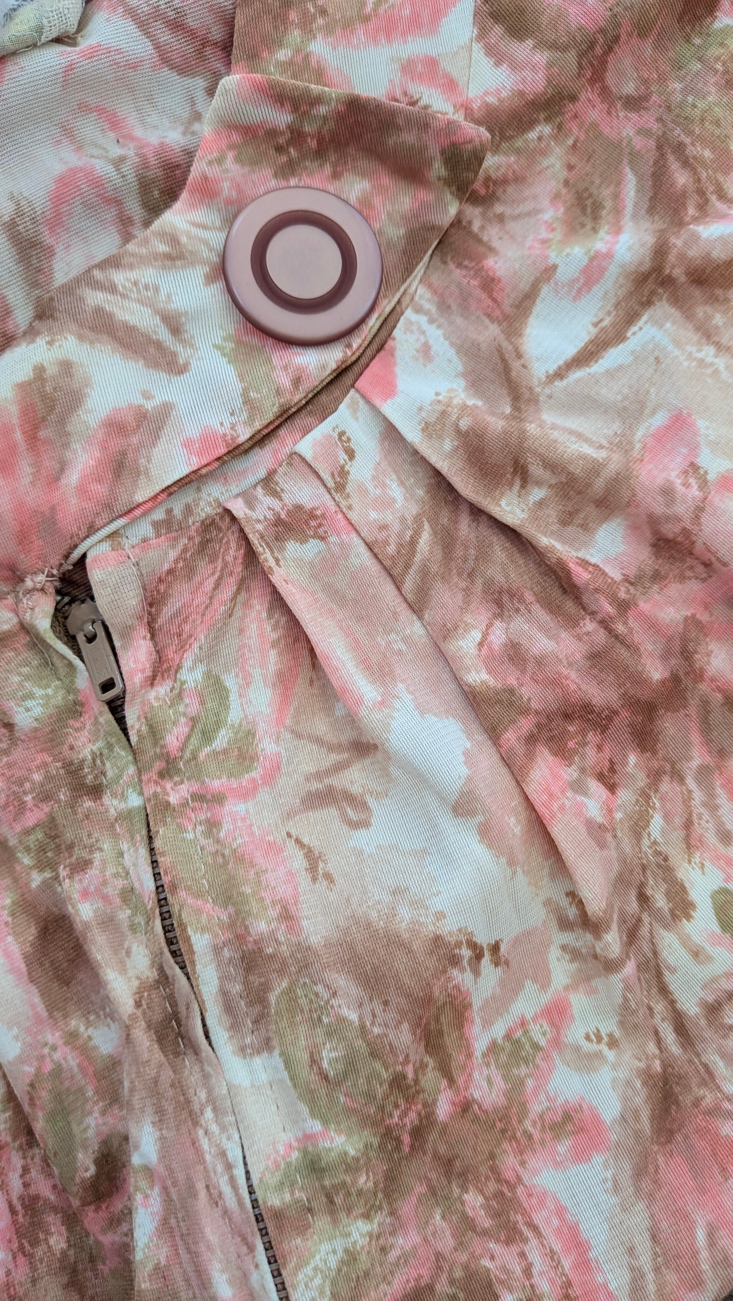 1950s pink floral dress Dress Rad Bonnie's Vintage
