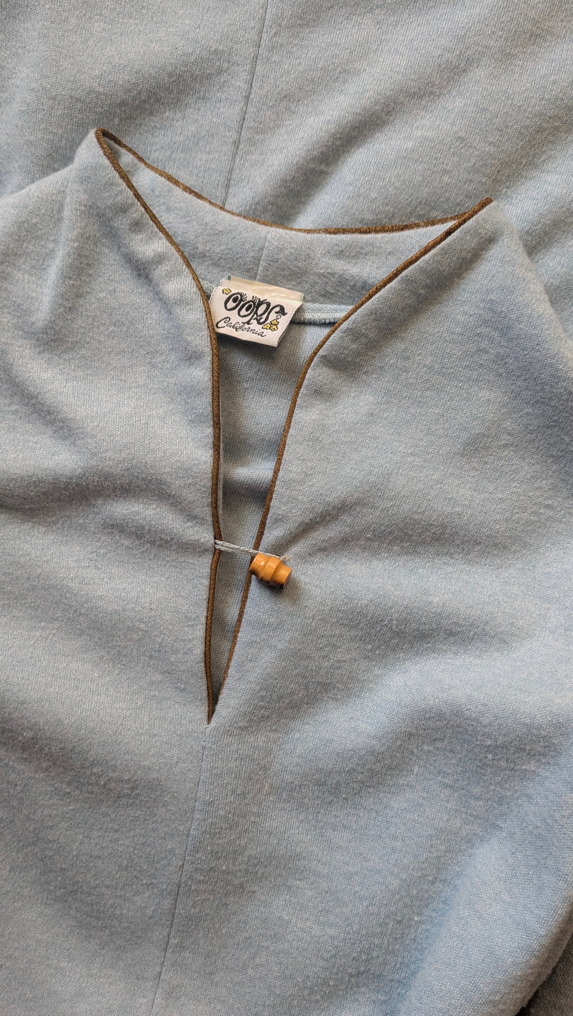 1970s light blue dress Dress Rad Bonnie's Vintage