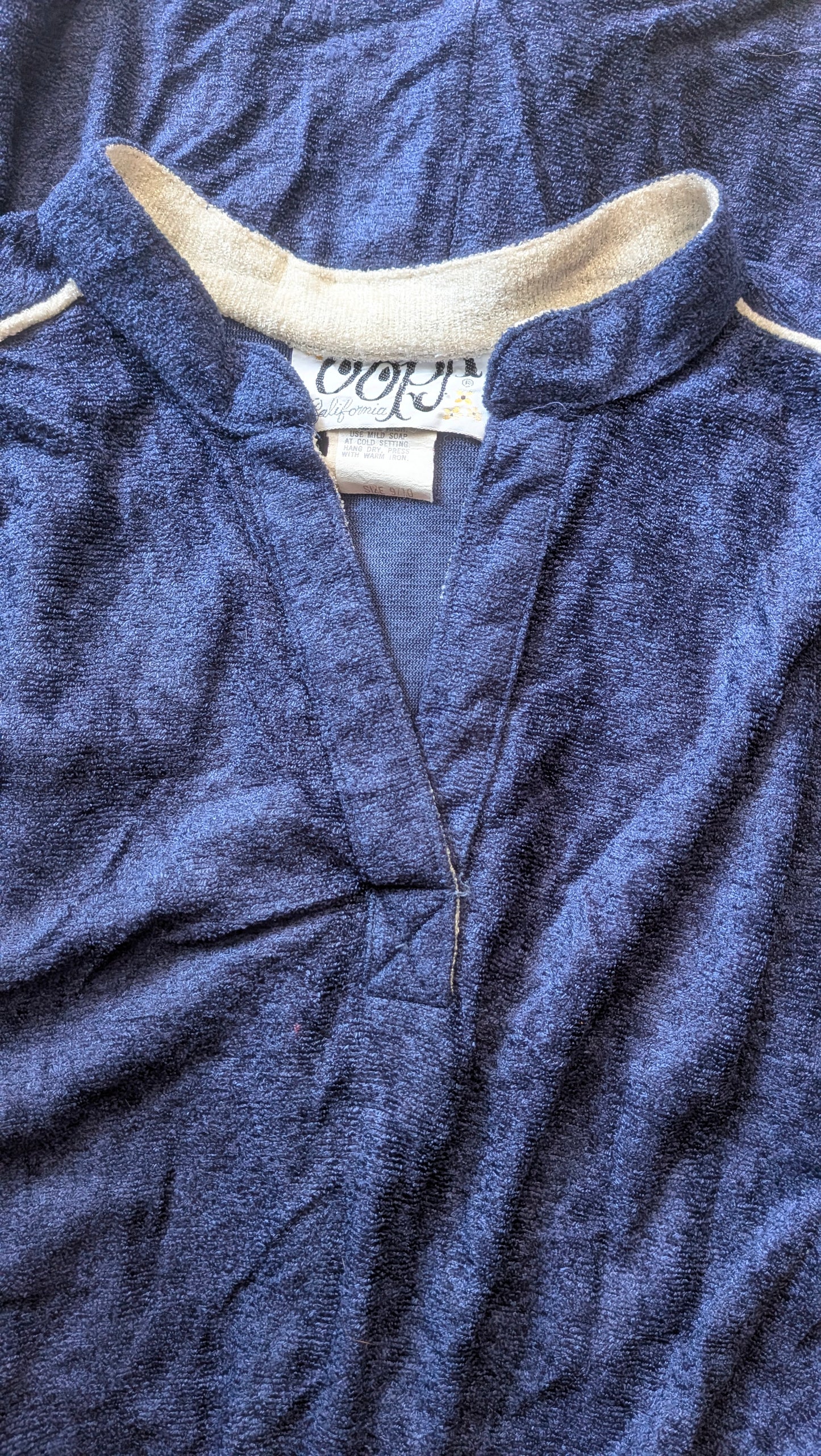1970s navy dress Dress Rad Bonnie's Vintage