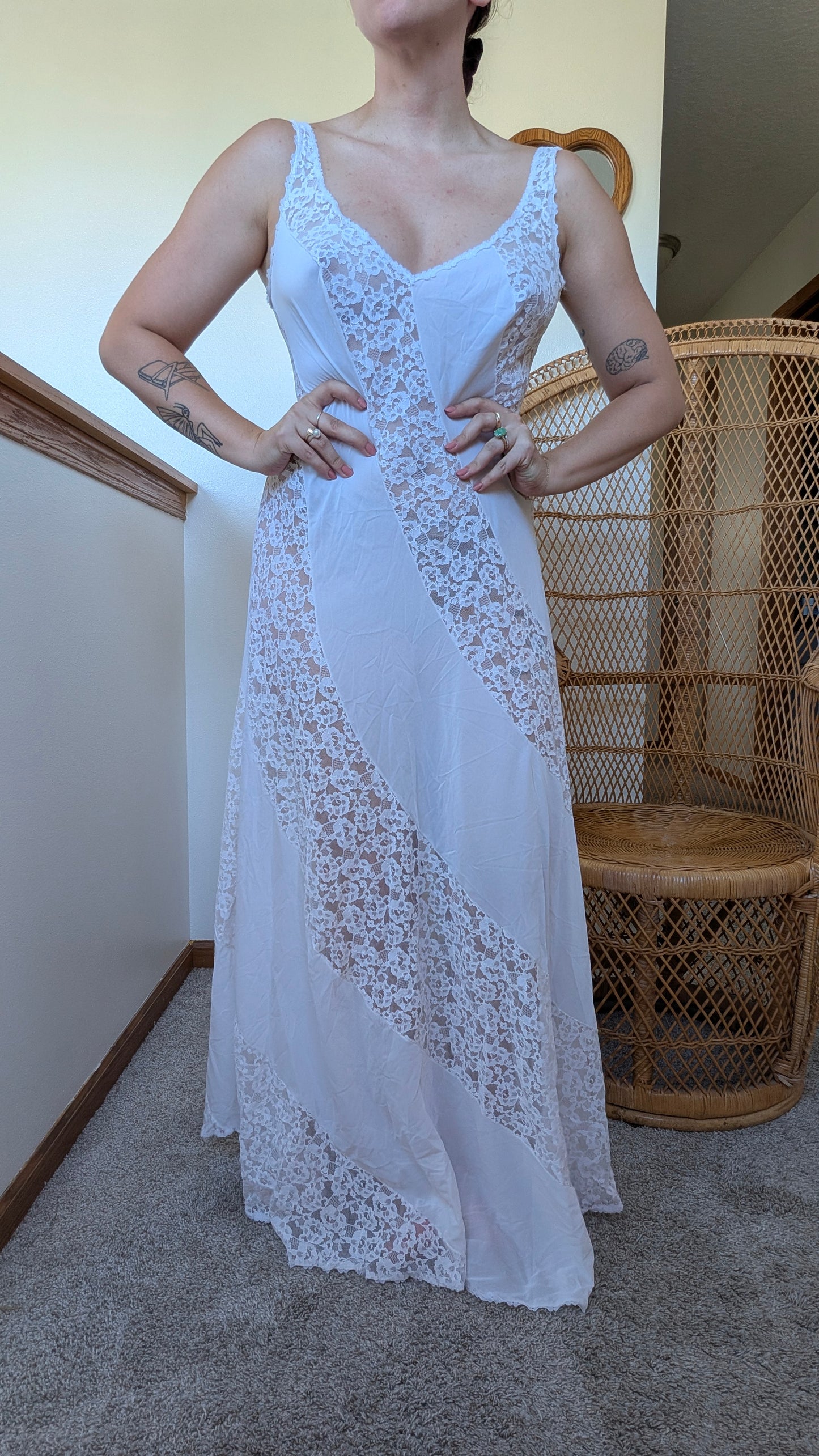 1960s nightgown set
