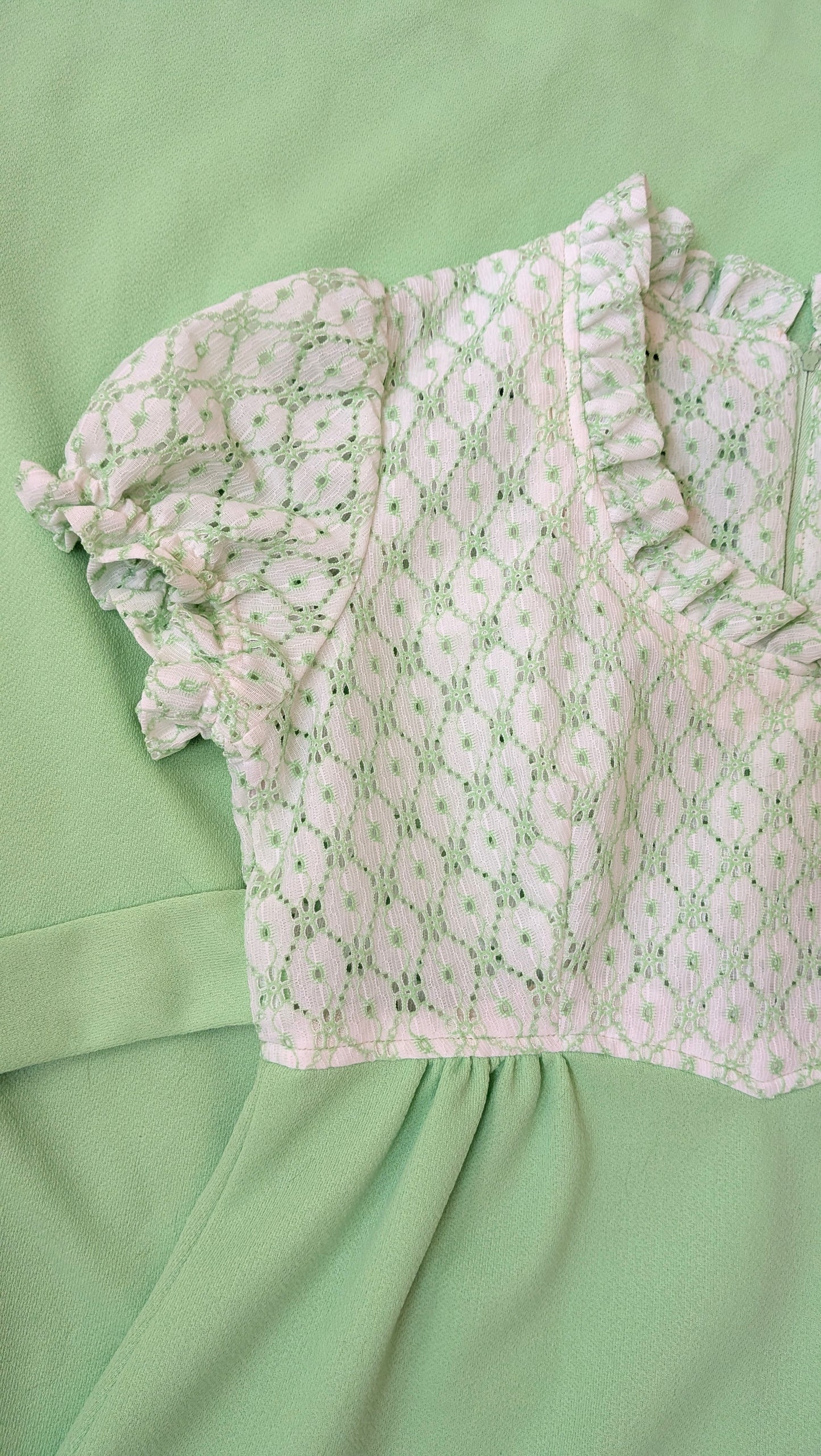 1960s green sherbet dress