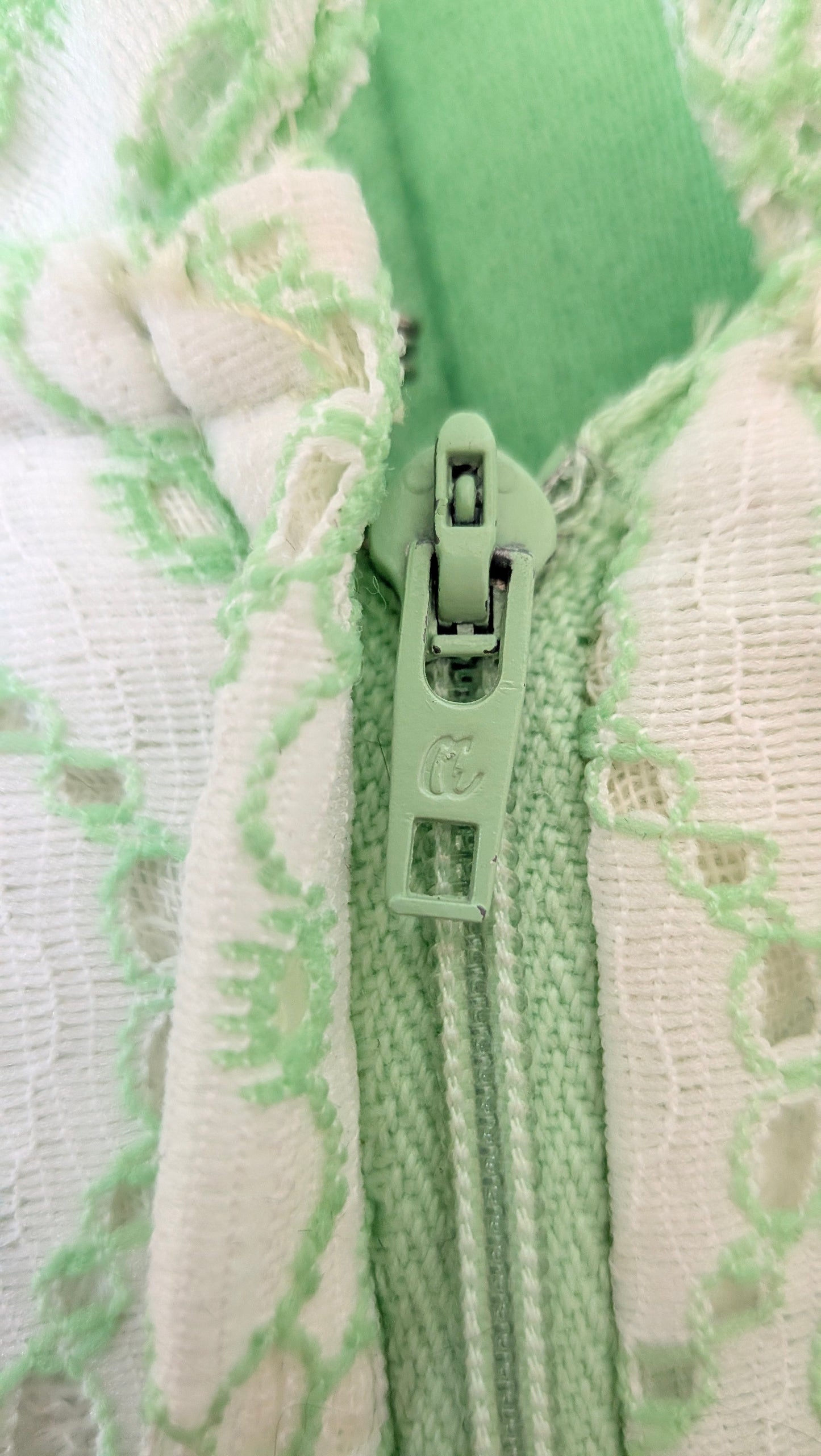 1960s green sherbet dress