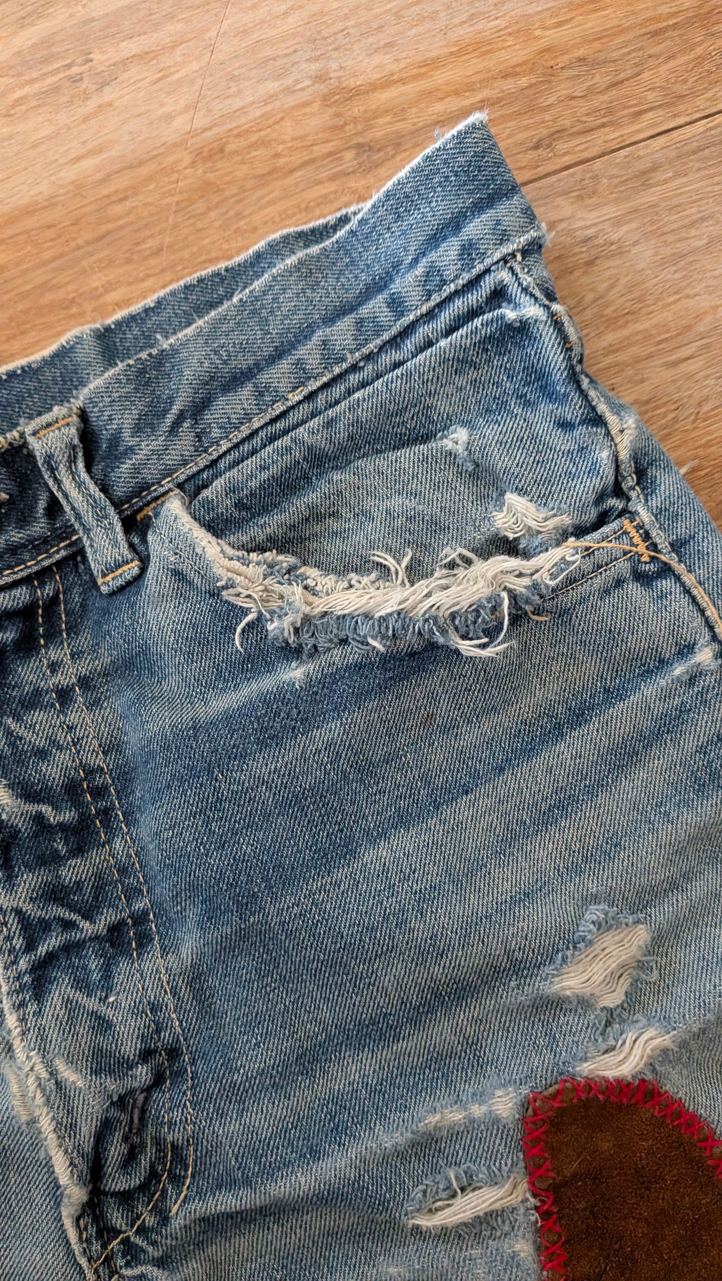 1960s thrashed shorts