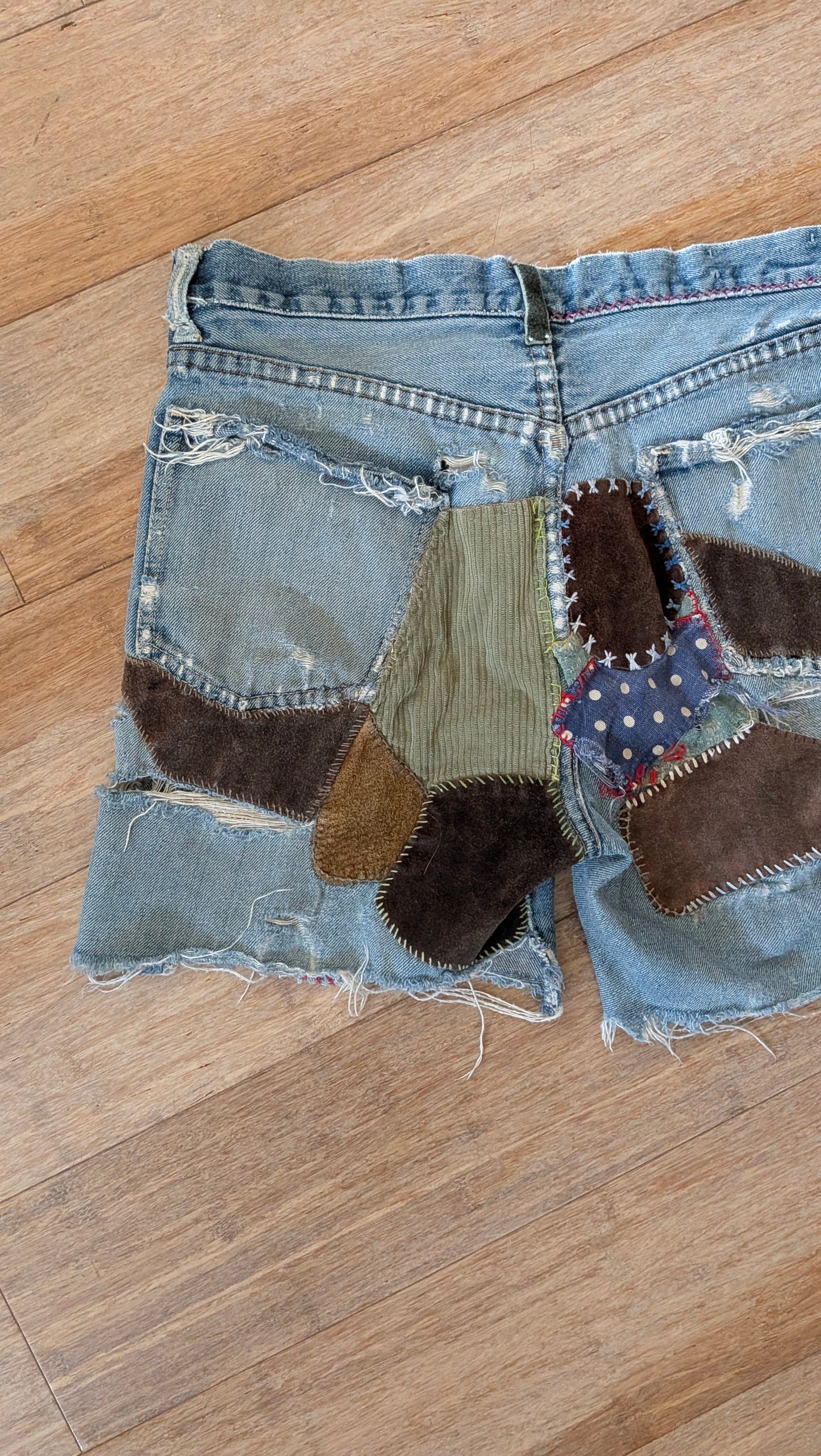 1960s thrashed shorts
