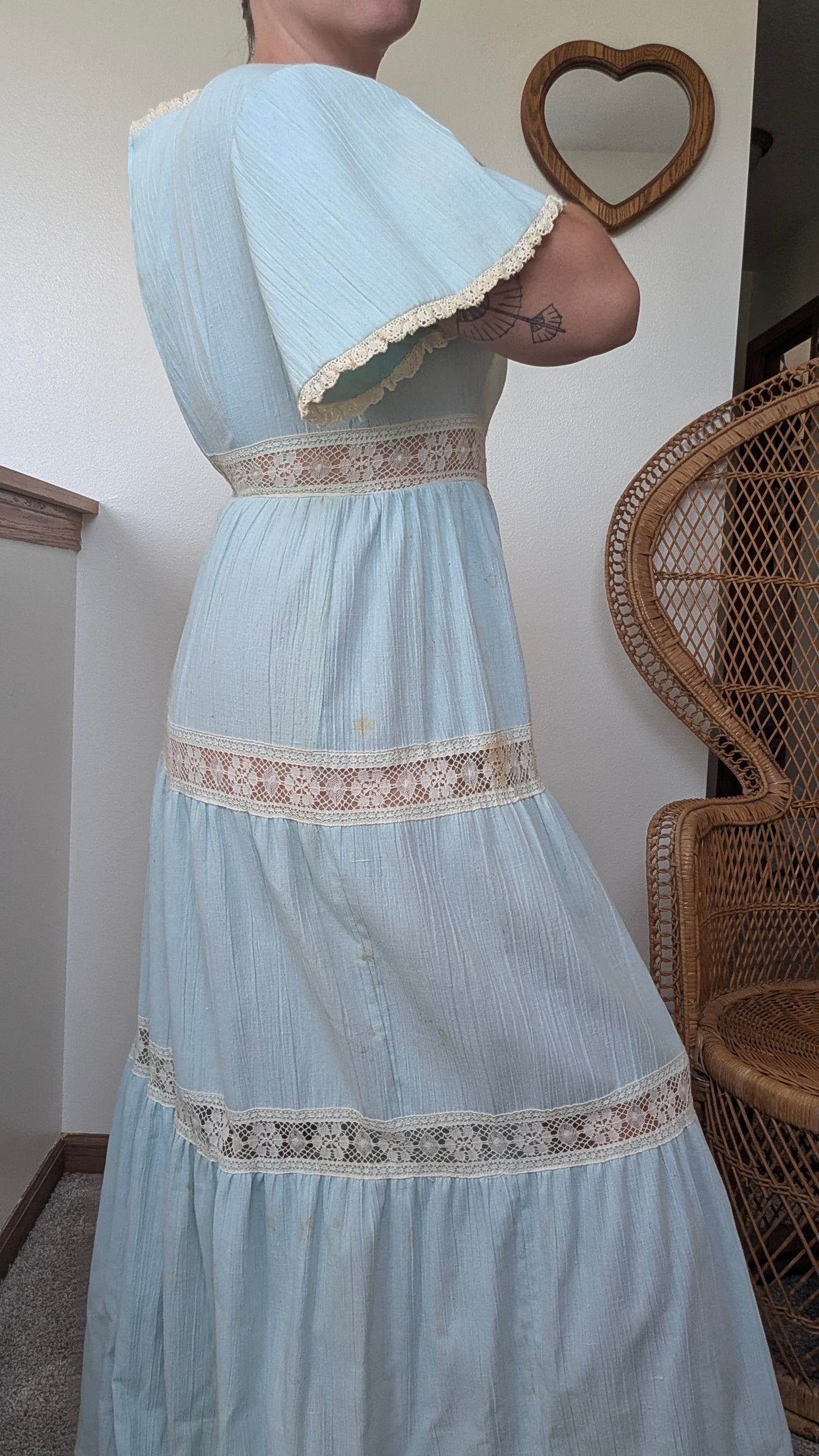 1970s cottage dress