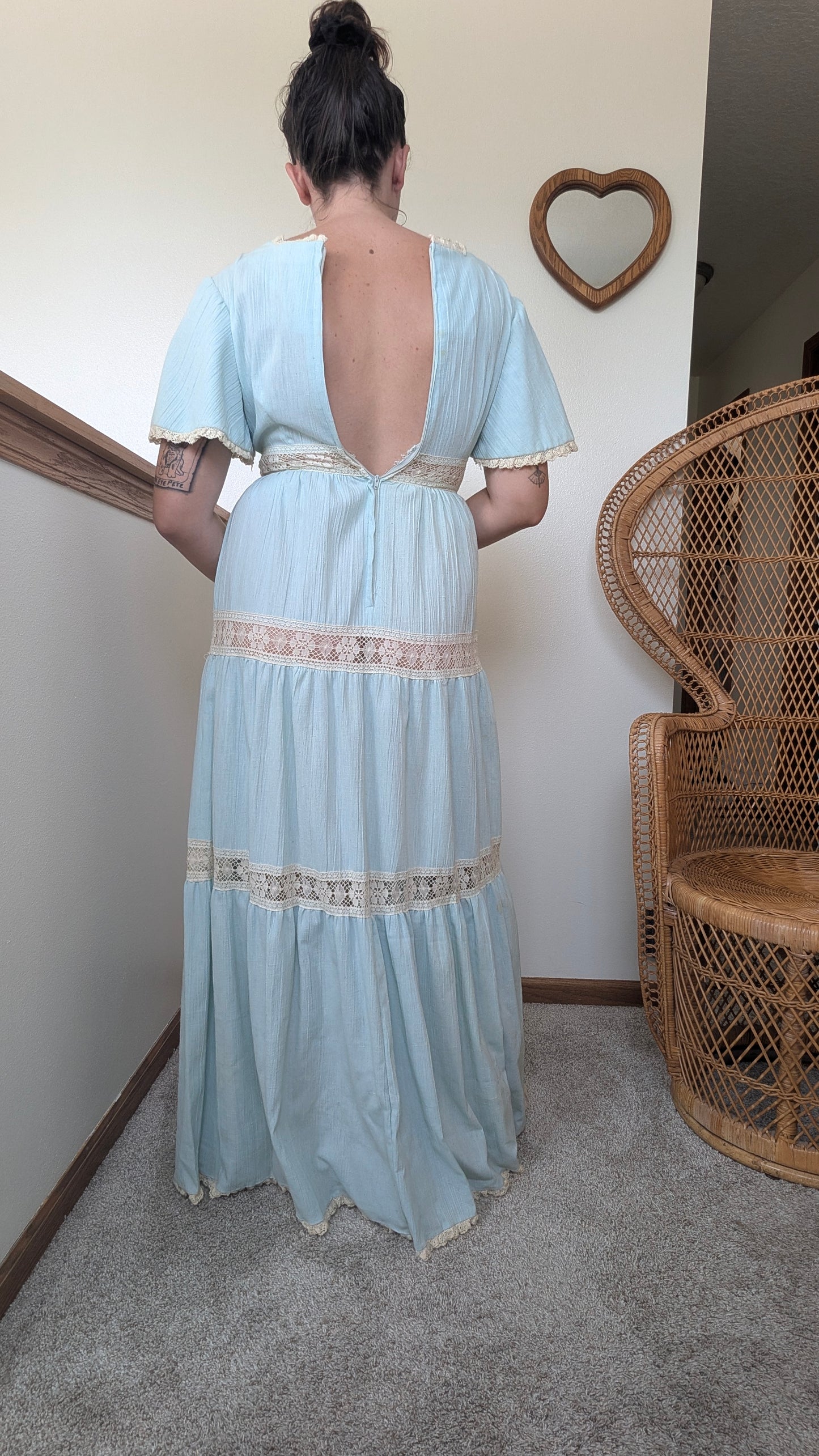 1970s cottage dress