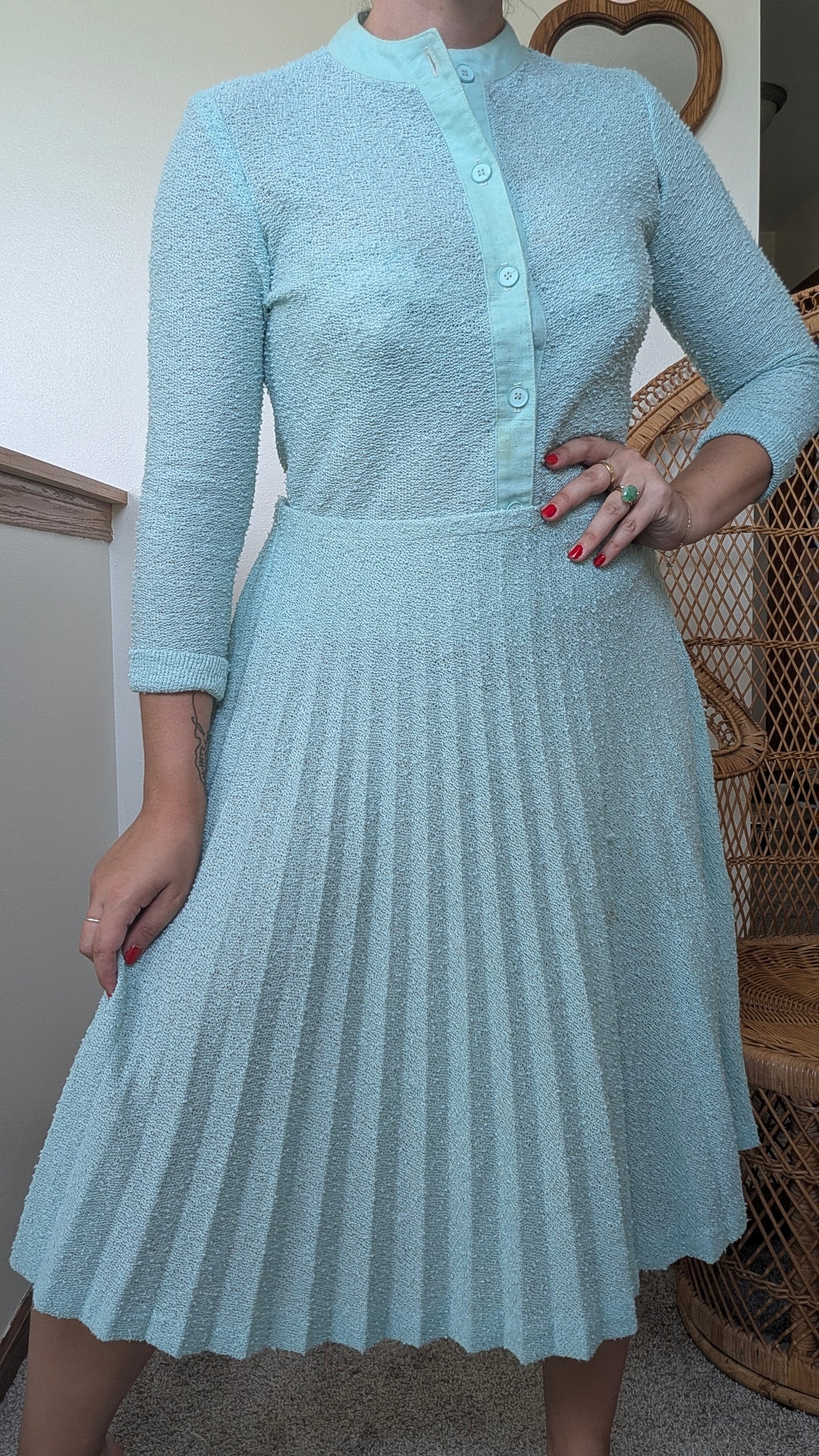 1970s aqua set