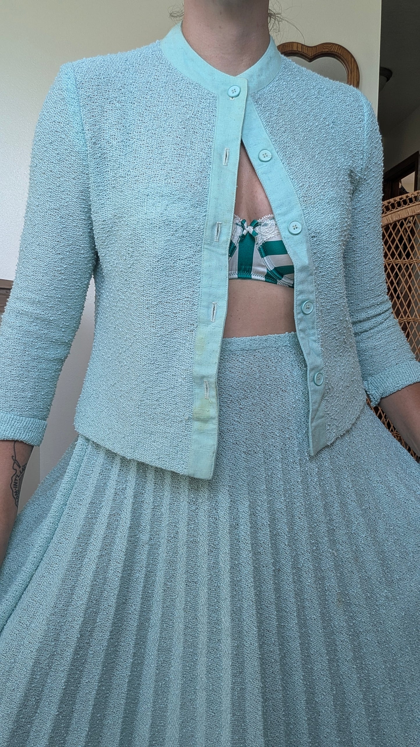 1970s aqua set