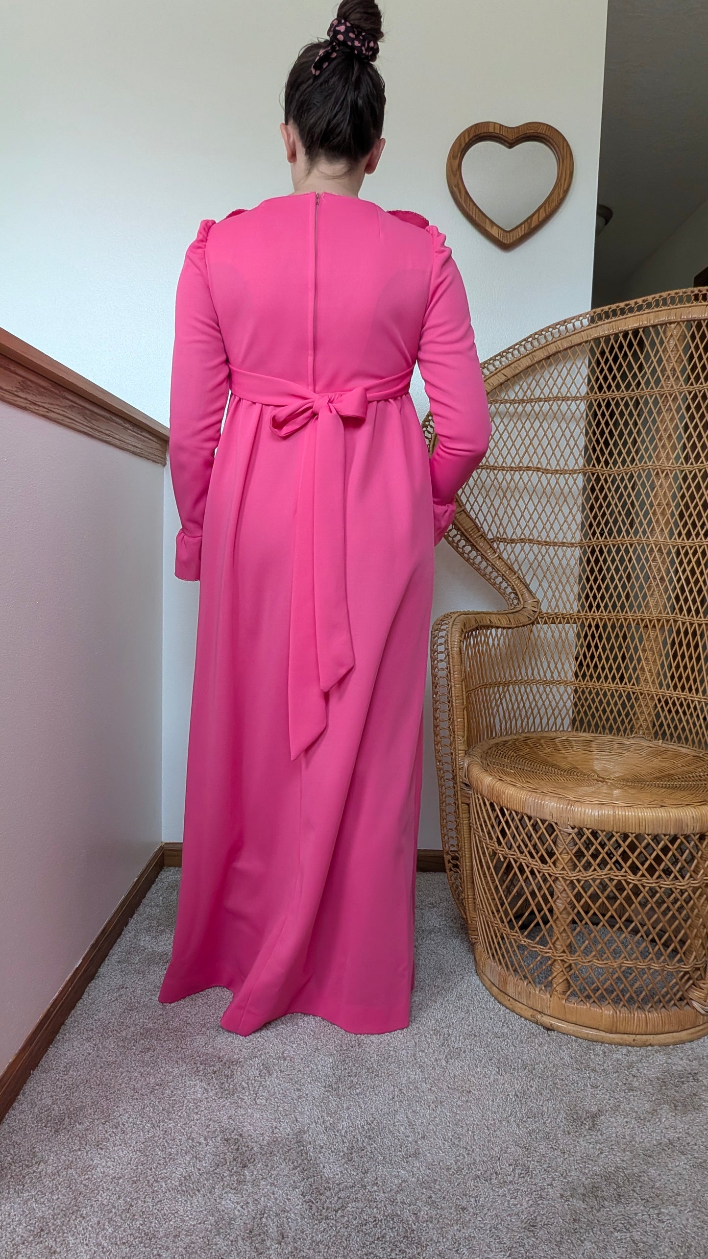 1960s ruffle dress