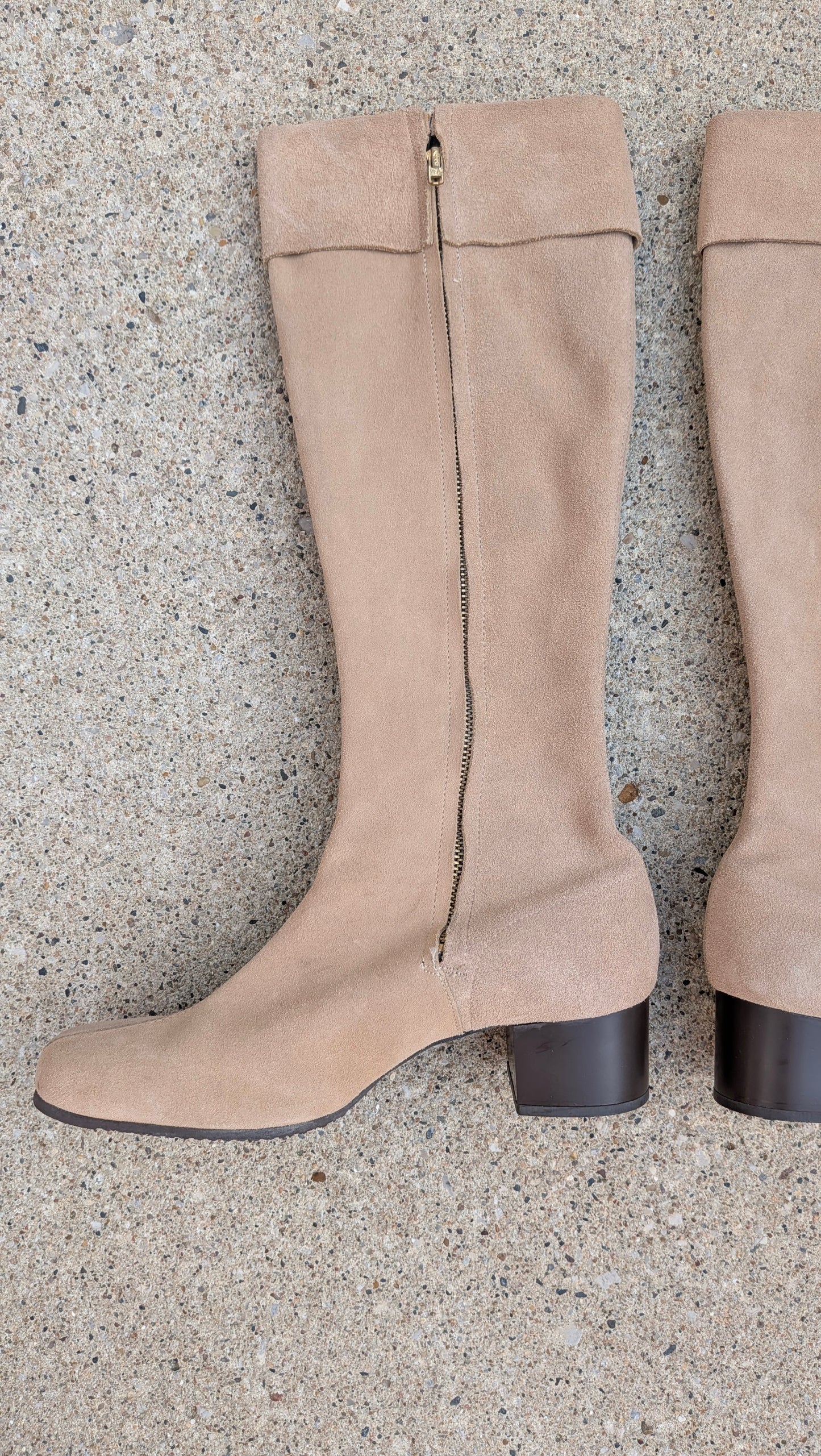1960s fringe suede gogo boots