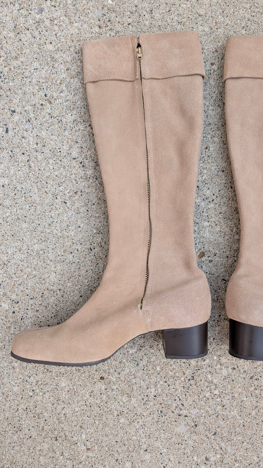 1960s fringe suede gogo boots Boots Rad Bonnie's Vintage