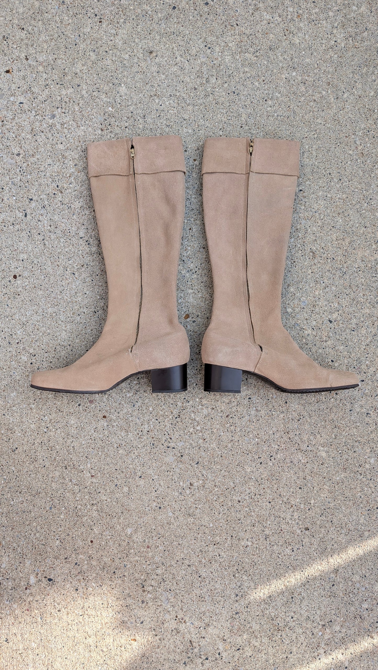 1960s fringe suede gogo boots