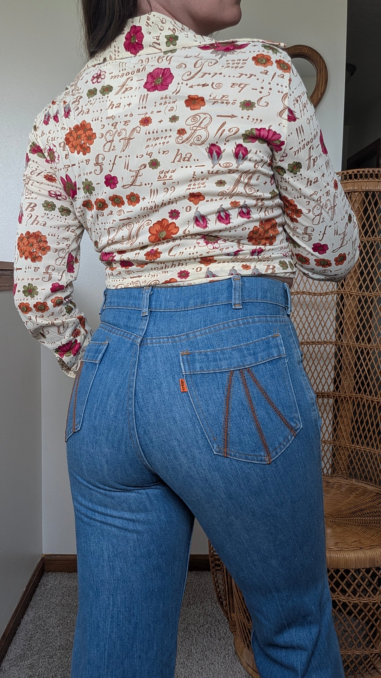 1970s floral shirt Shirt Rad Bonnie's Vintage