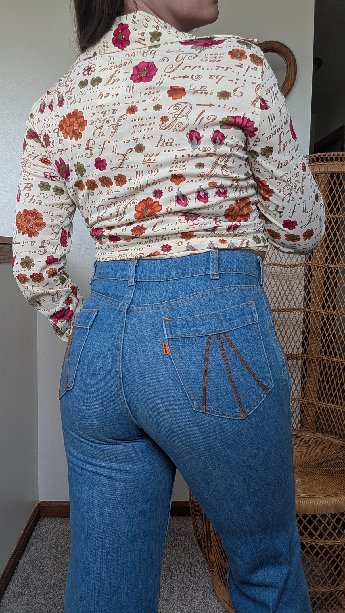 1970s floral shirt Shirt Rad Bonnie's Vintage