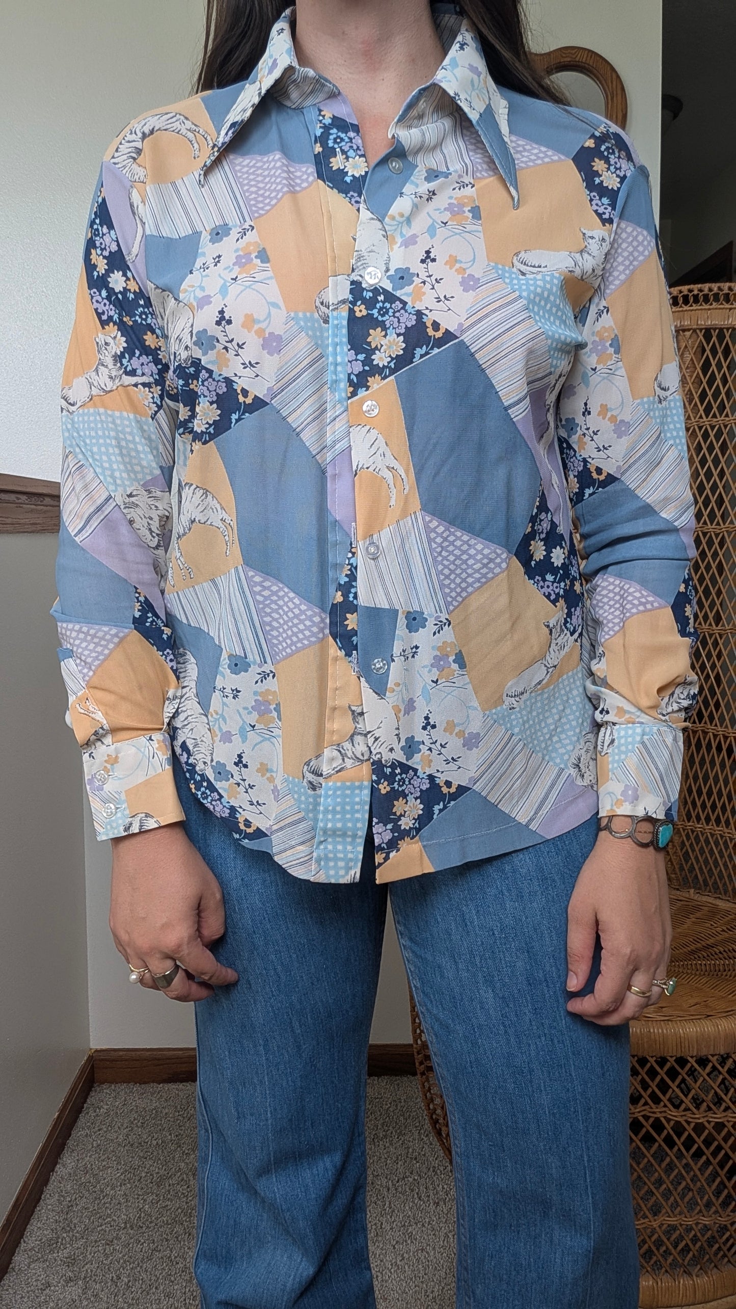 1970s funky shirt Shirt Rad Bonnie's Vintage