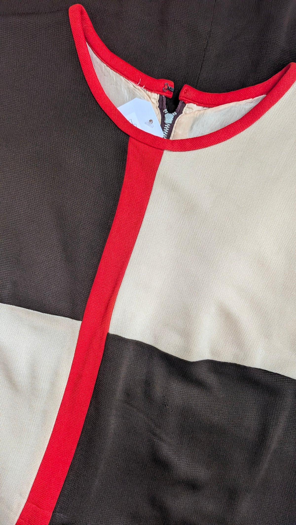 1960s checkerboard dress