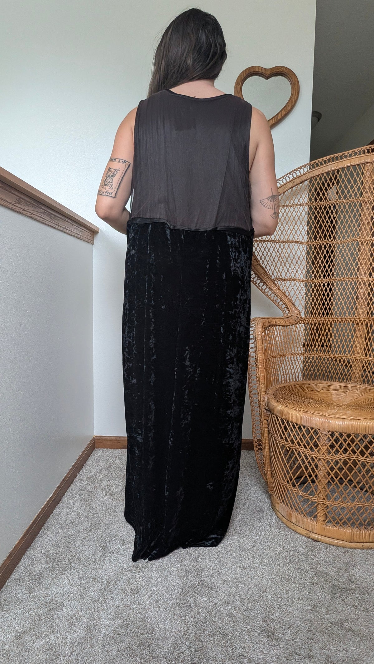 1990s velvet dress