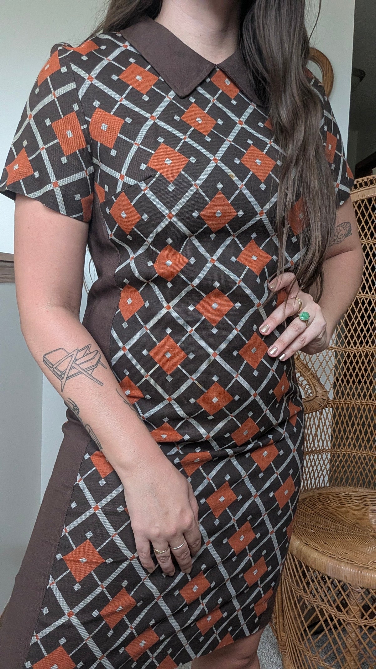 1960s diamond dress