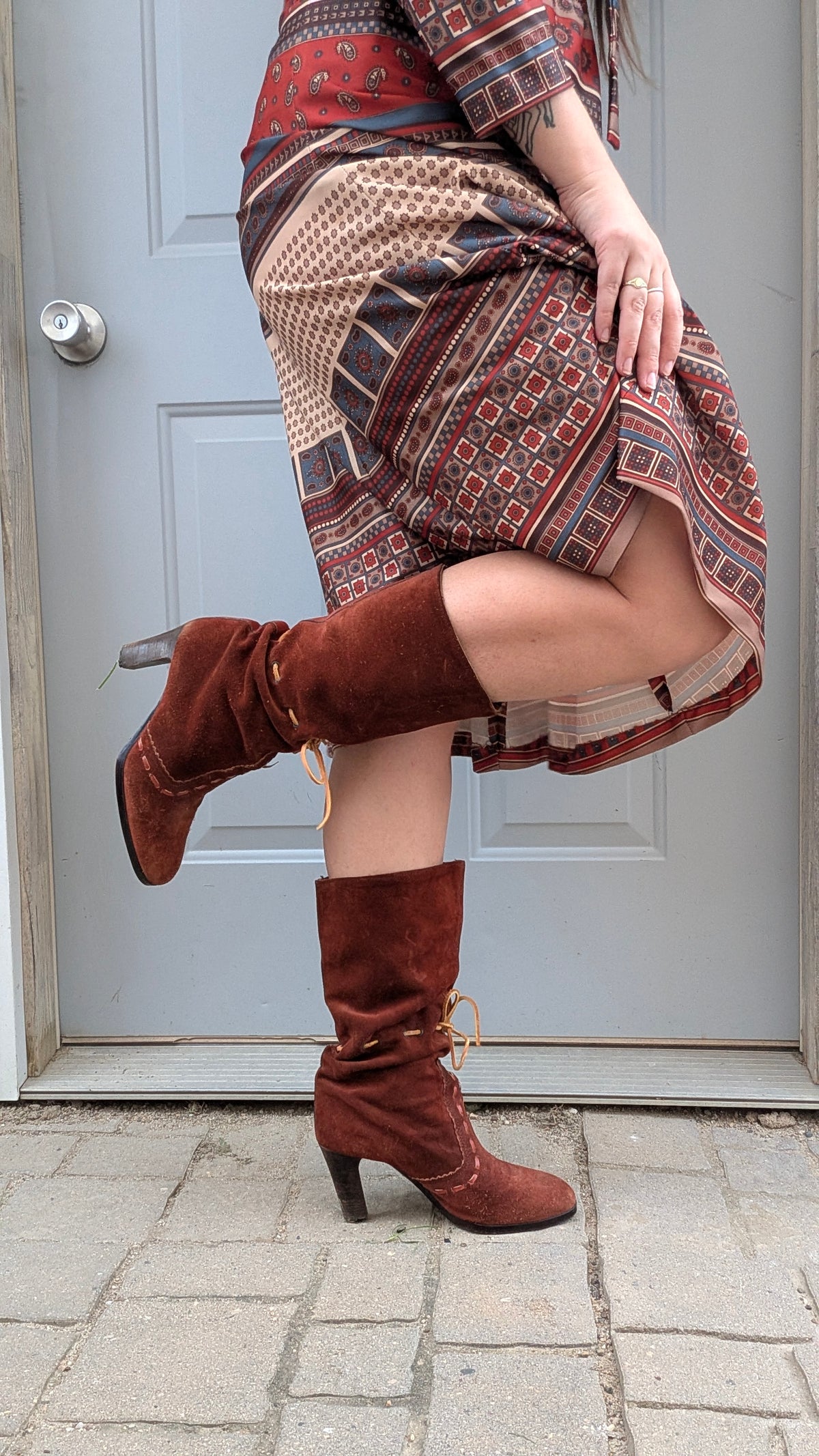 Vintage 1970s leather boots