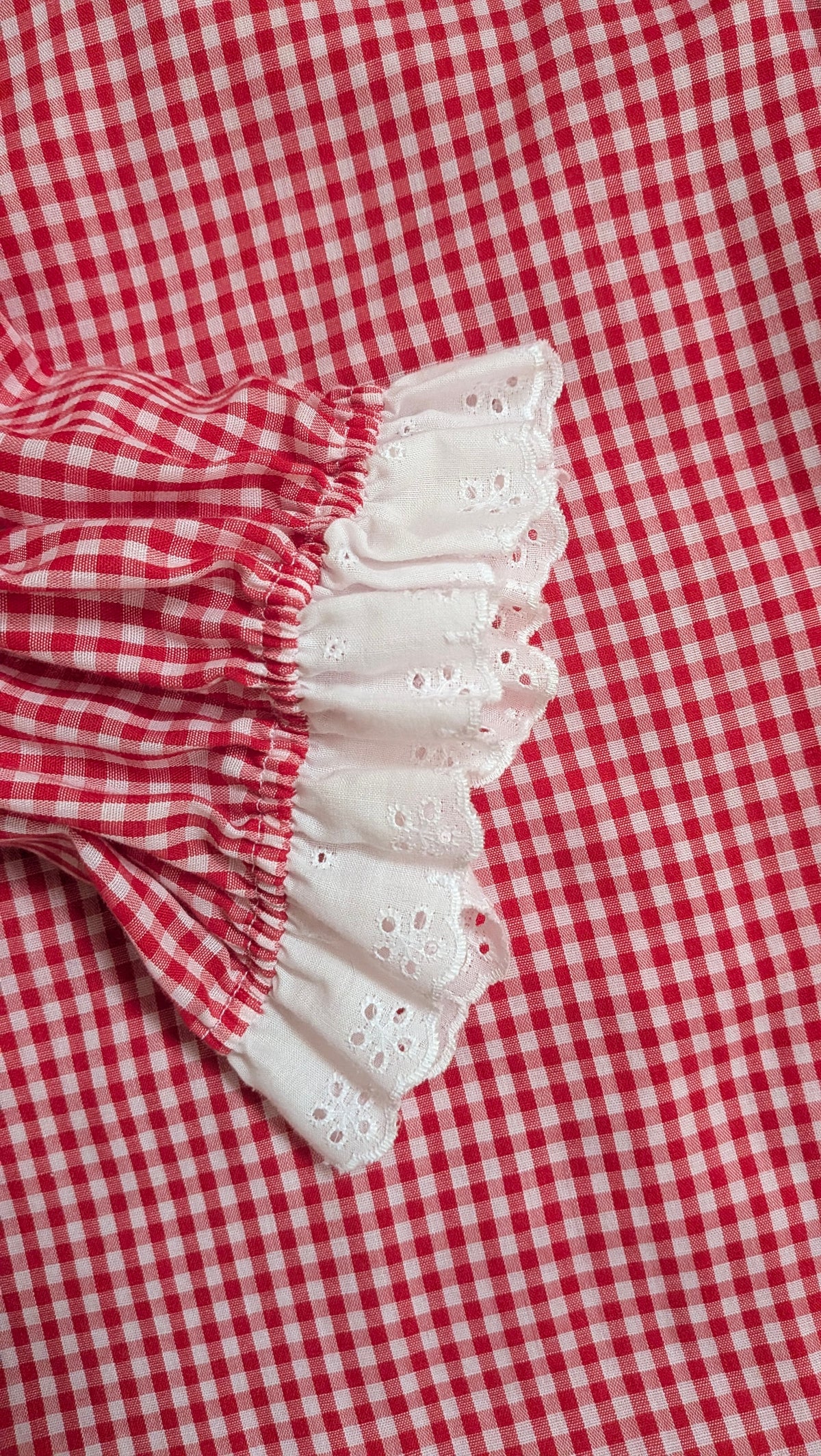 1970s gingham dress