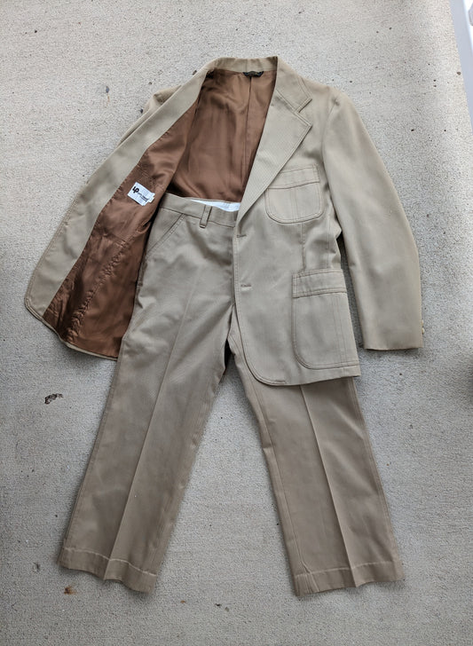 1970s Levi's Panatela suit Suit Rad Bonnie's Vintage