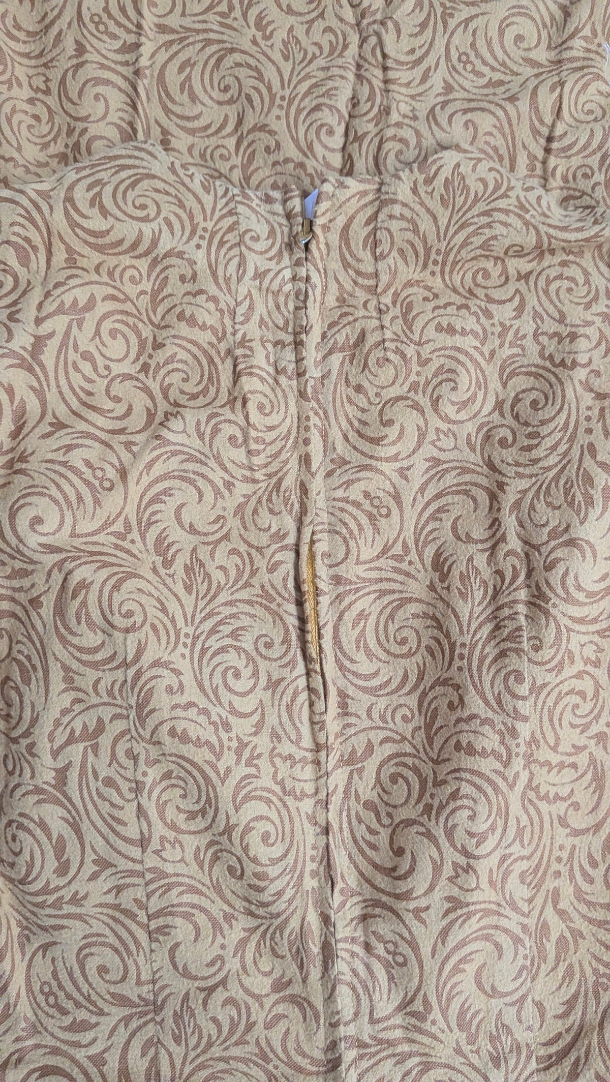 1960s gold dress
