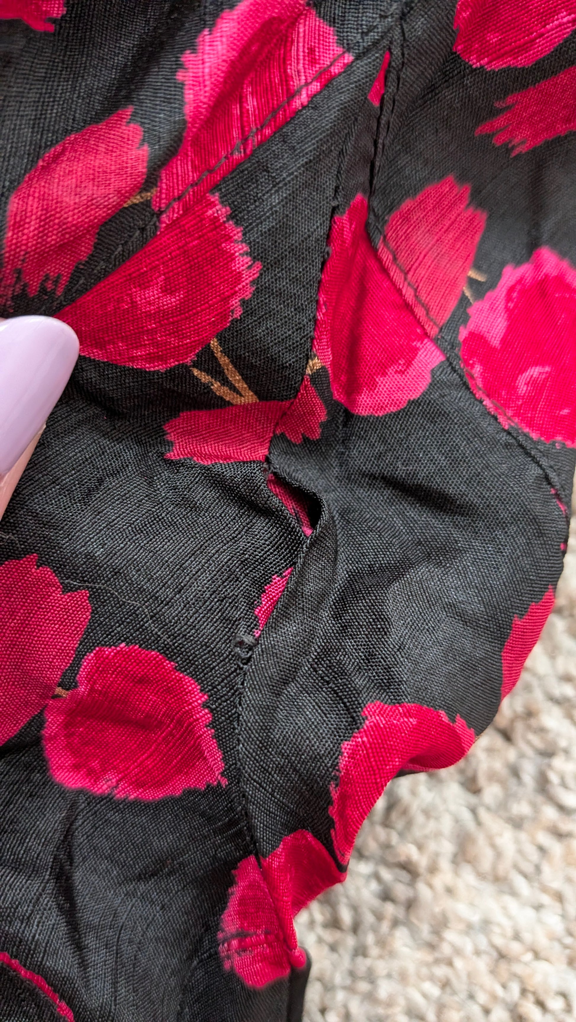 1950s rose dress Dress Rad Bonnie's Vintage