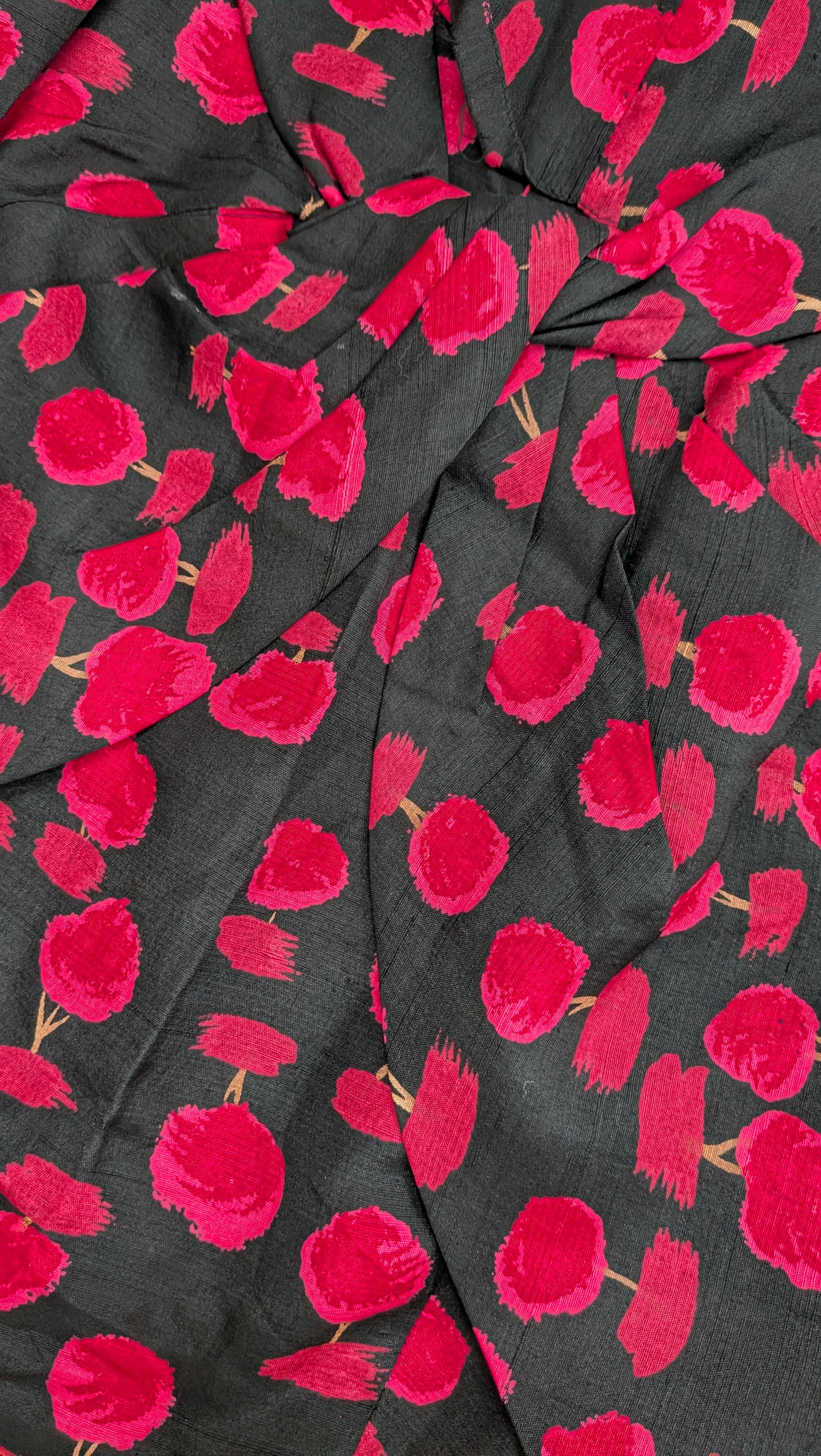 1950s rose dress Dress Rad Bonnie's Vintage