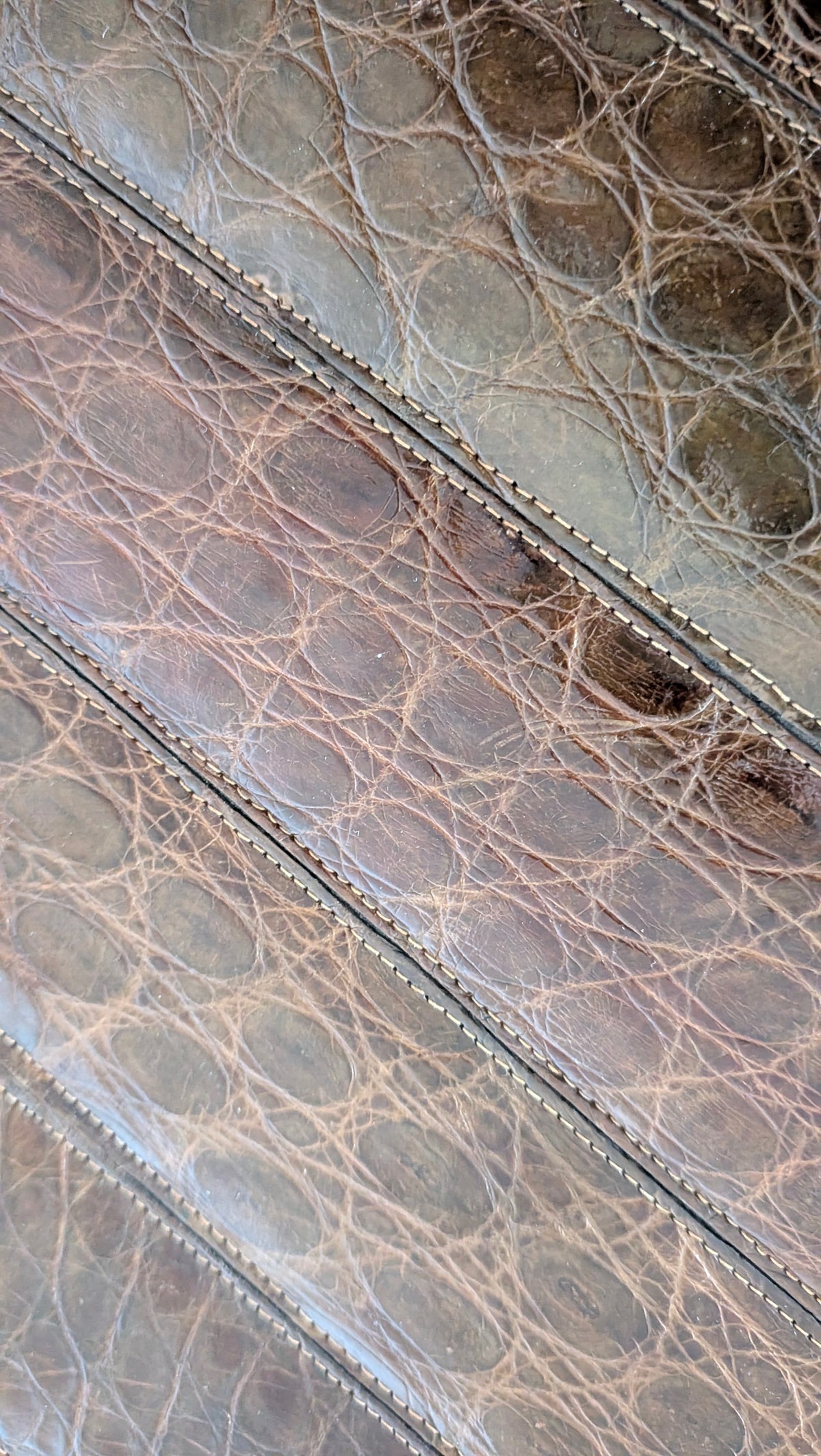 1950s croc handbag